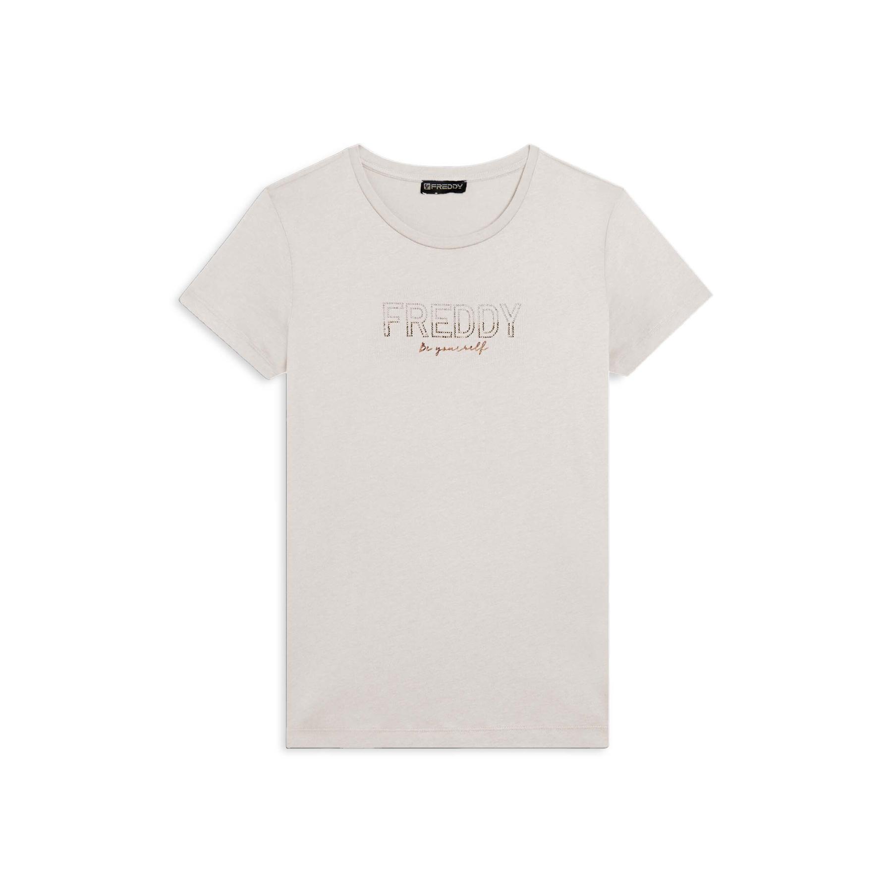 8034170708079 - T-Shirt mit mini seitlichen Schlitzen für Damen Freddy