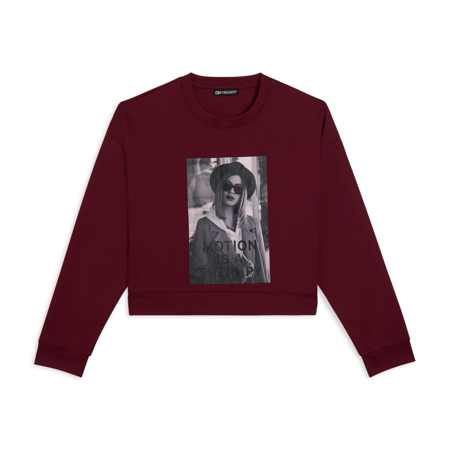 8034170259236 - Sweatshirt mit Rundhalsausschnitt Damen Freddy