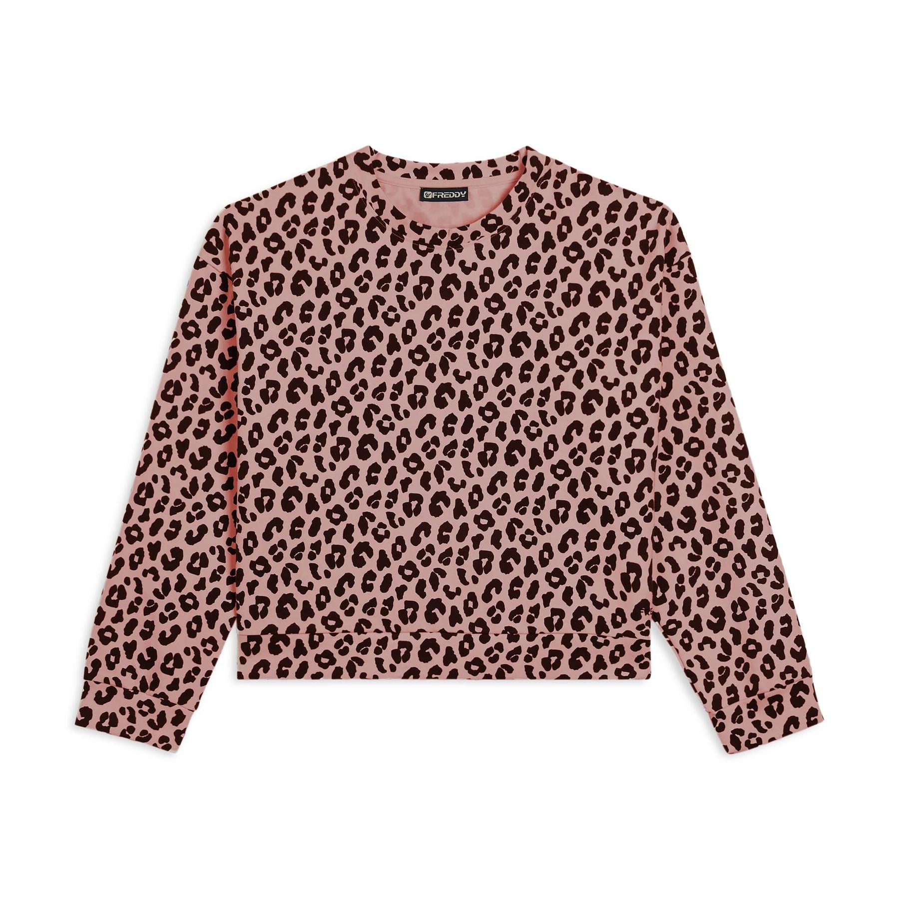 8034170798377 - Damen Sweatshirt mit Rundhalsausschnitt und Print Freddy