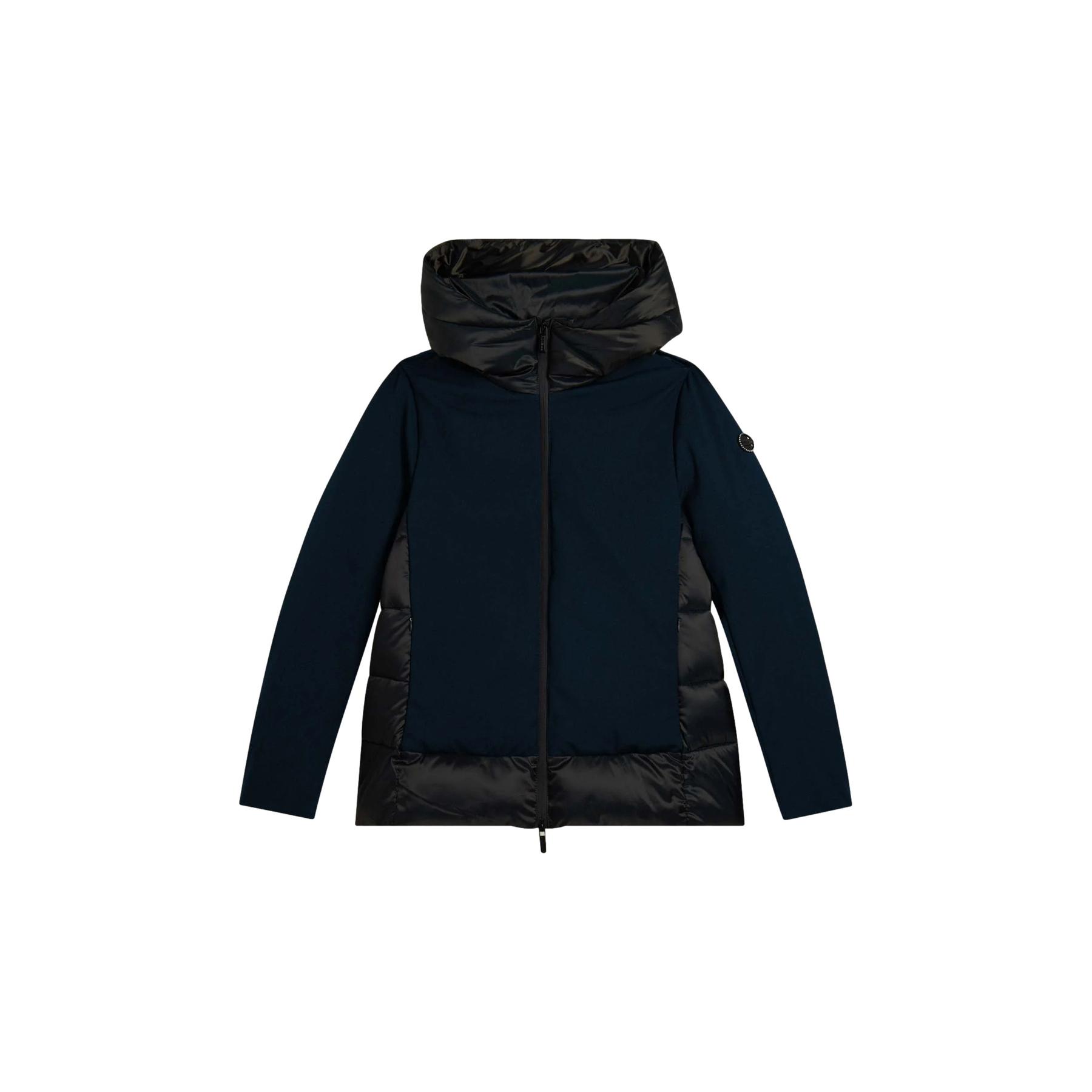 8034170794171 - Damen Steppjacke mit Kapuze und dekorativen Elementen Freddy