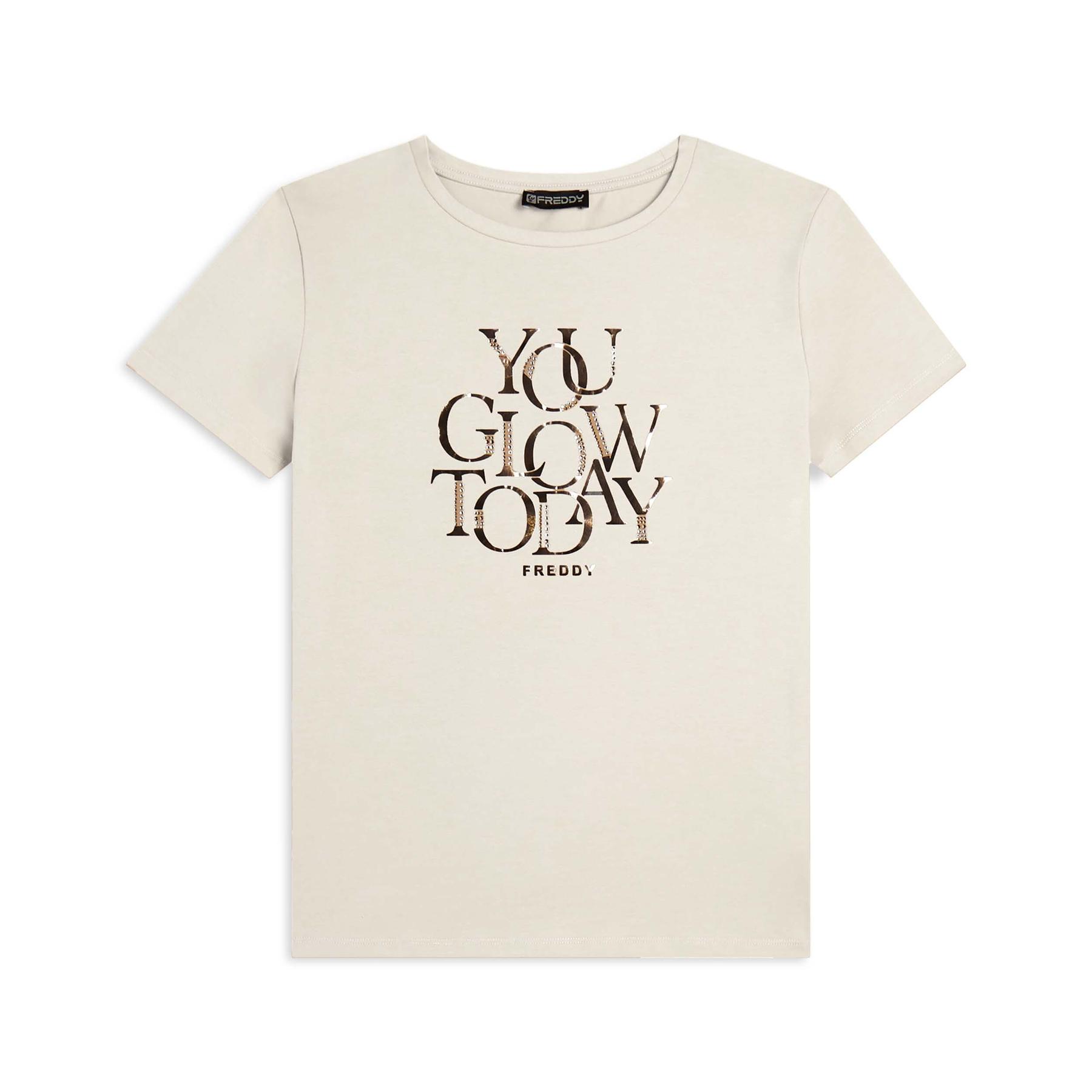 8034170188505 - Glitzer-T-Shirt für Damen You Glow Today