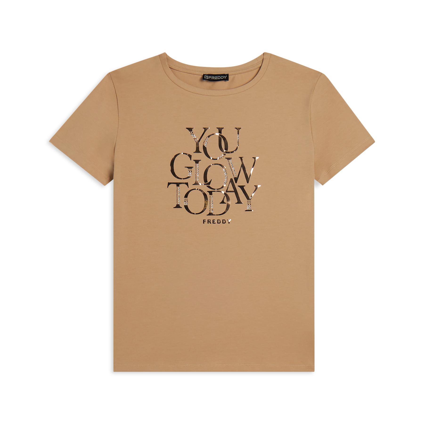 8034170703944 - Glitzer-T-Shirt für Damen You Glow Today