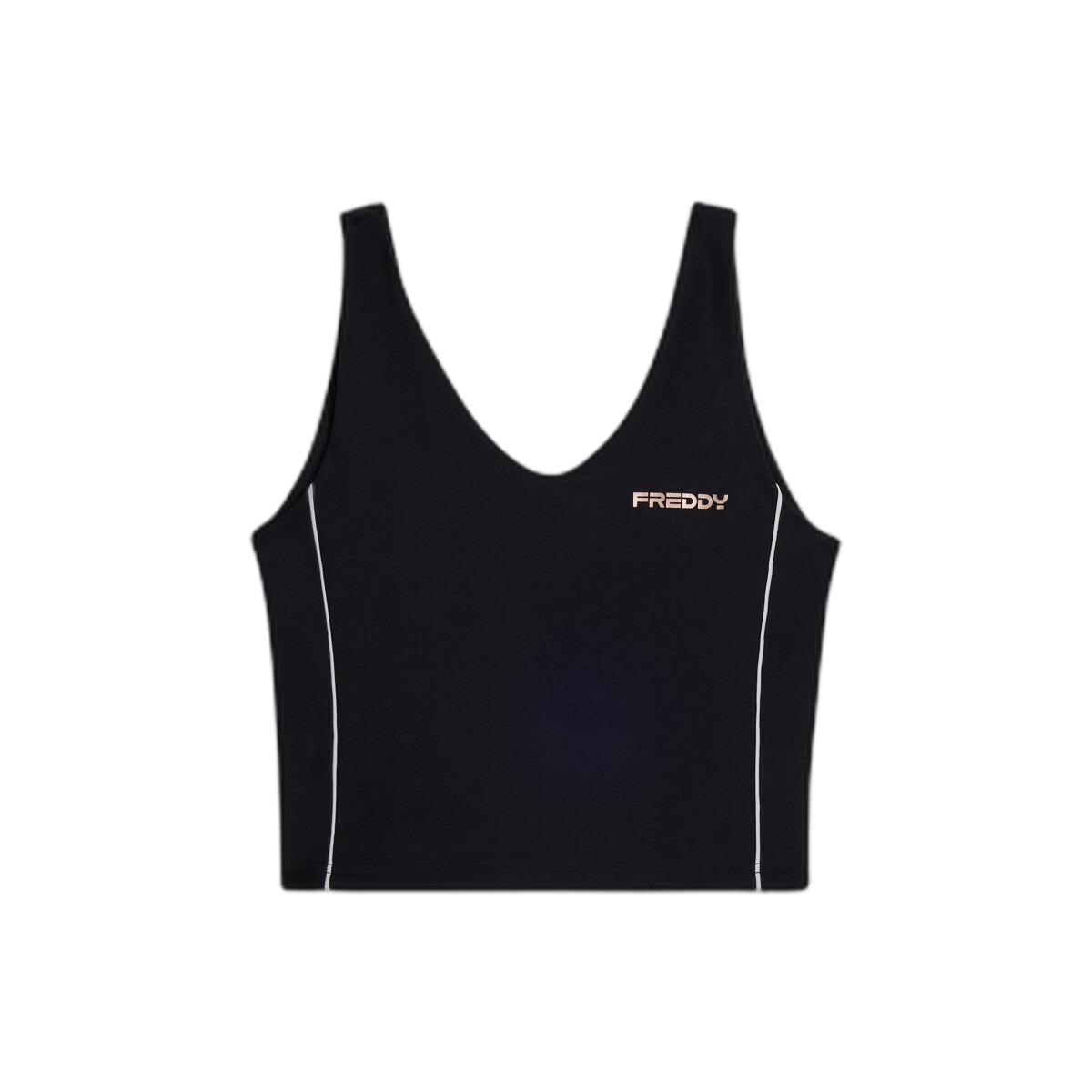 Canotta con piping donna