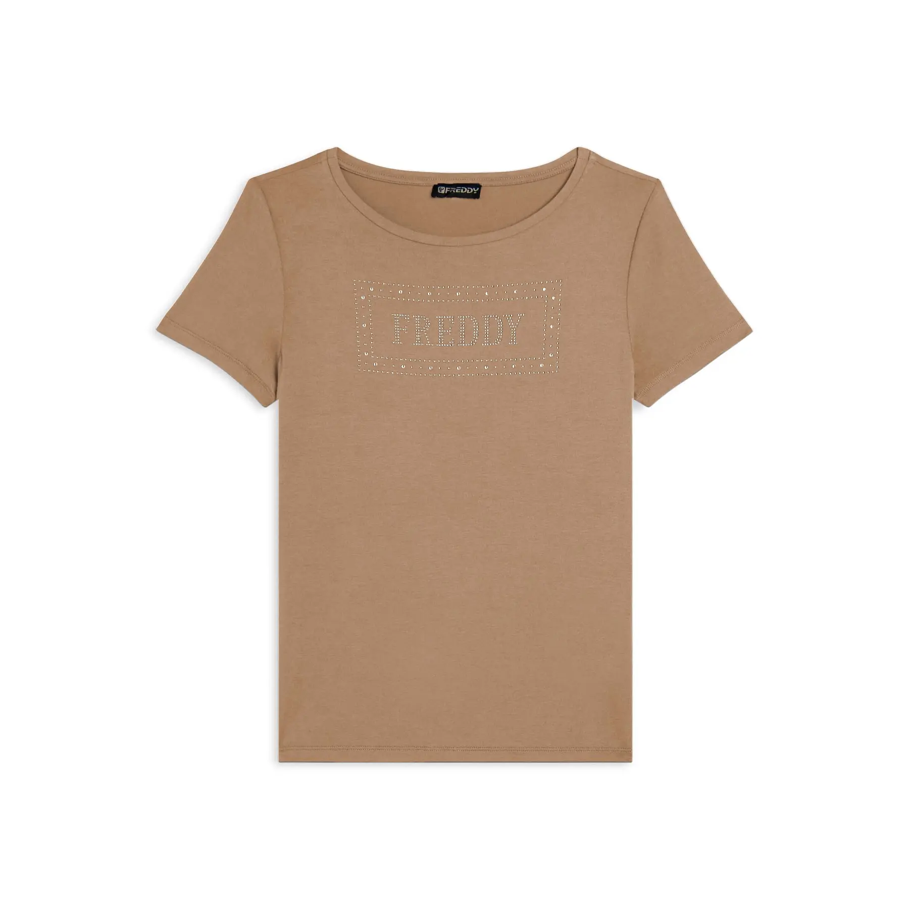 8034170732715 - Glitzer-Logo T-Shirt für Damen Freddy