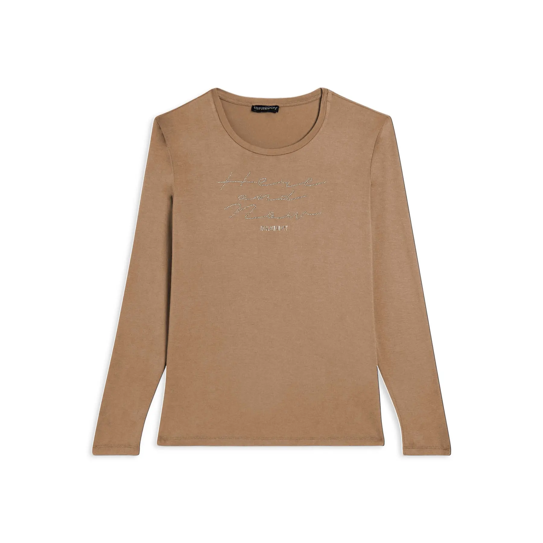 8034170733606 - Glitzer Langarm-T-Shirt für Damen Freddy