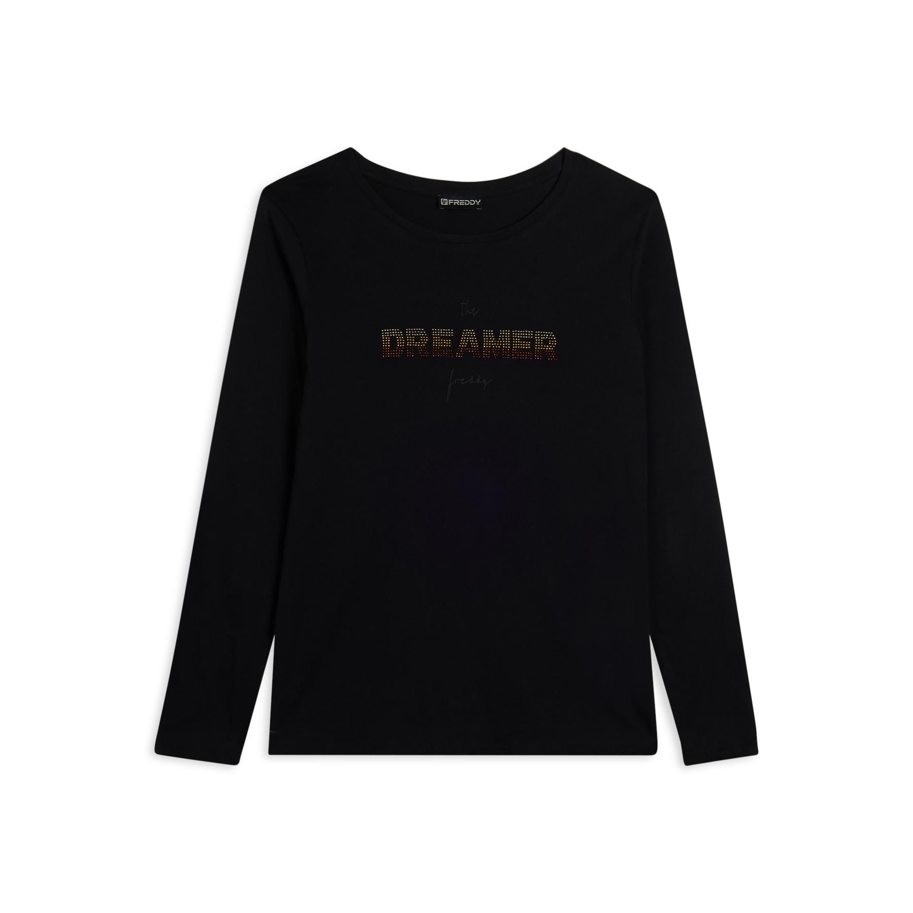 8034170158232 - Glitzer Langarm-T-Shirt für Damen Dreamer