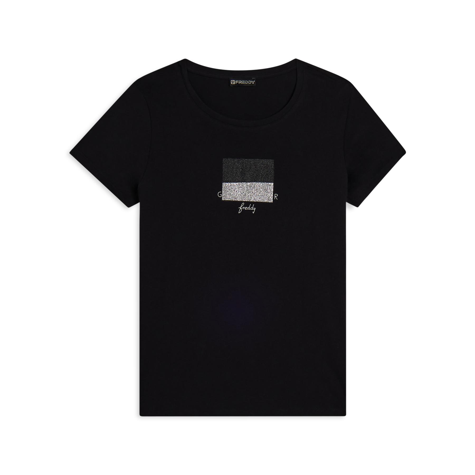 T-shirt donna con dettagli a contrasto  Glamour