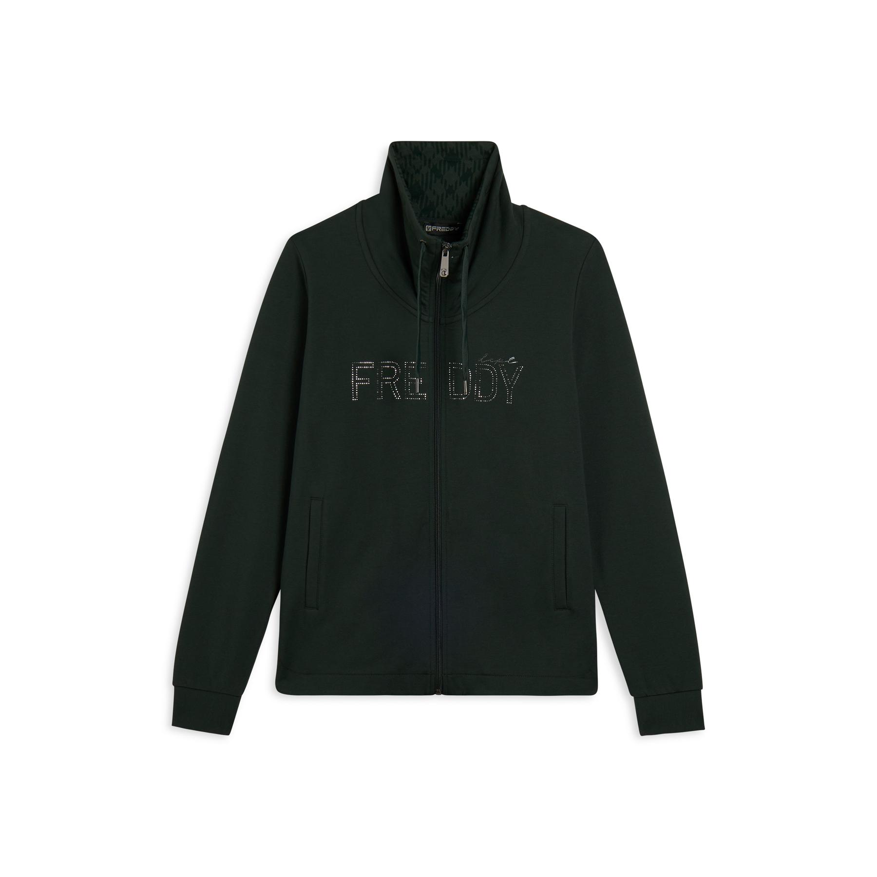 8034170160075 - Damen Hoodie mit Stehkragen Freddy