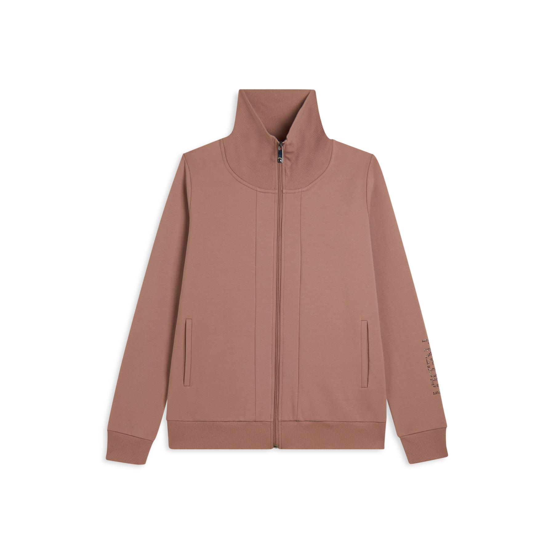 8034170160198 - Damen Sweatshirt mit umklappbarem Kragen Freddy