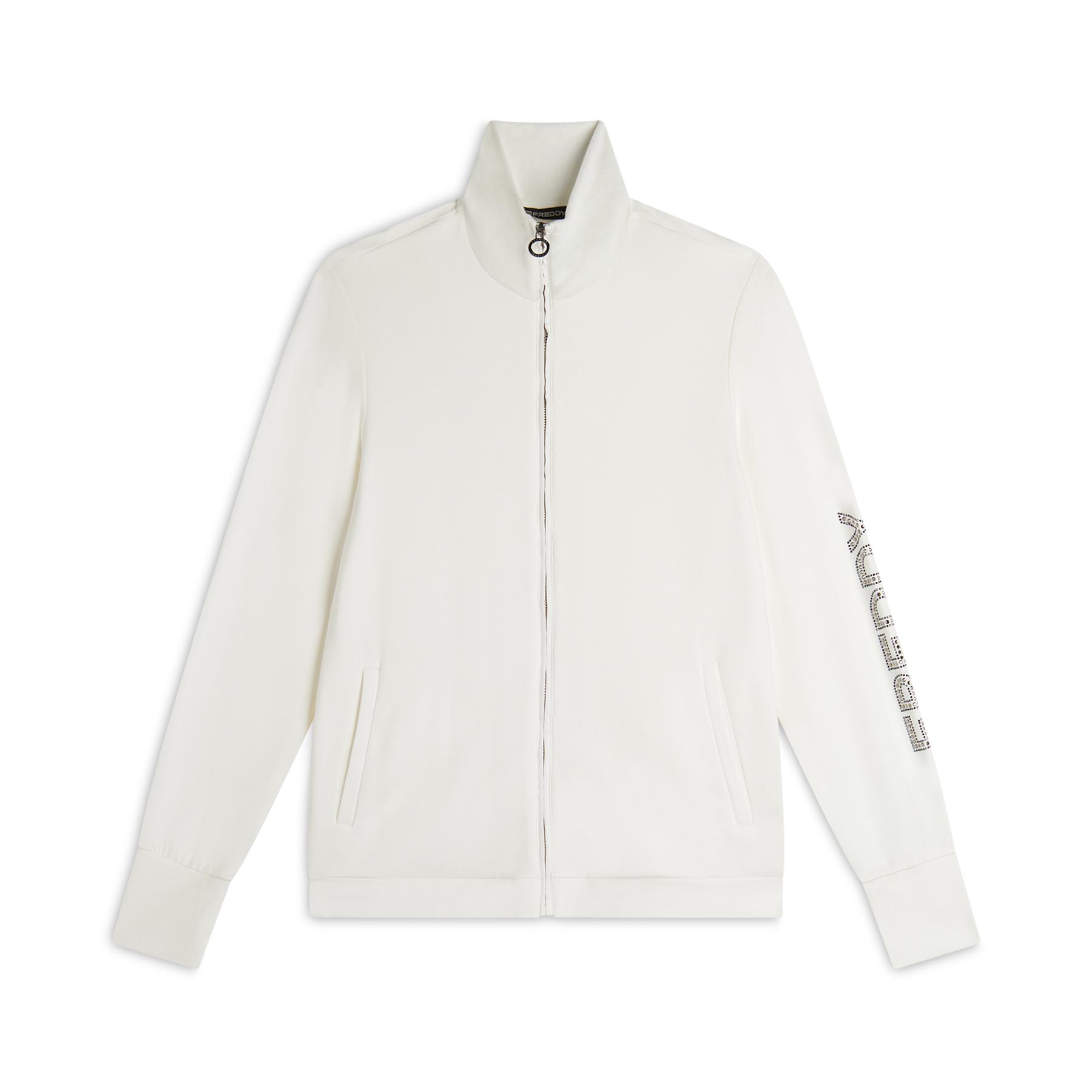 8058278869142 - Damen Sweatshirt mit hohem Kragen und Reißverschluss Freddy