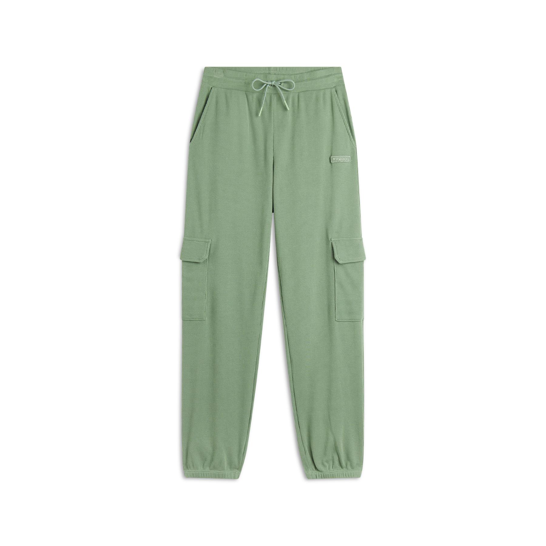 Pantaloni cargo in jersey donna