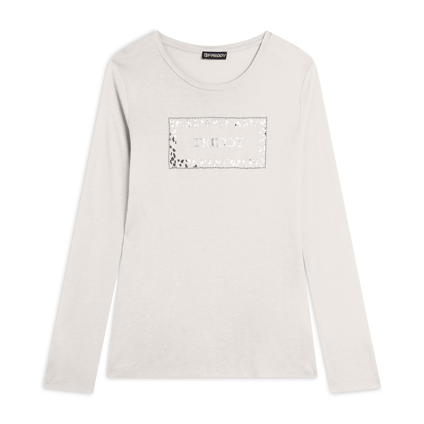 8034170023110 - Langarm-T-Shirt mit Tierdruck für Frauen Freddy