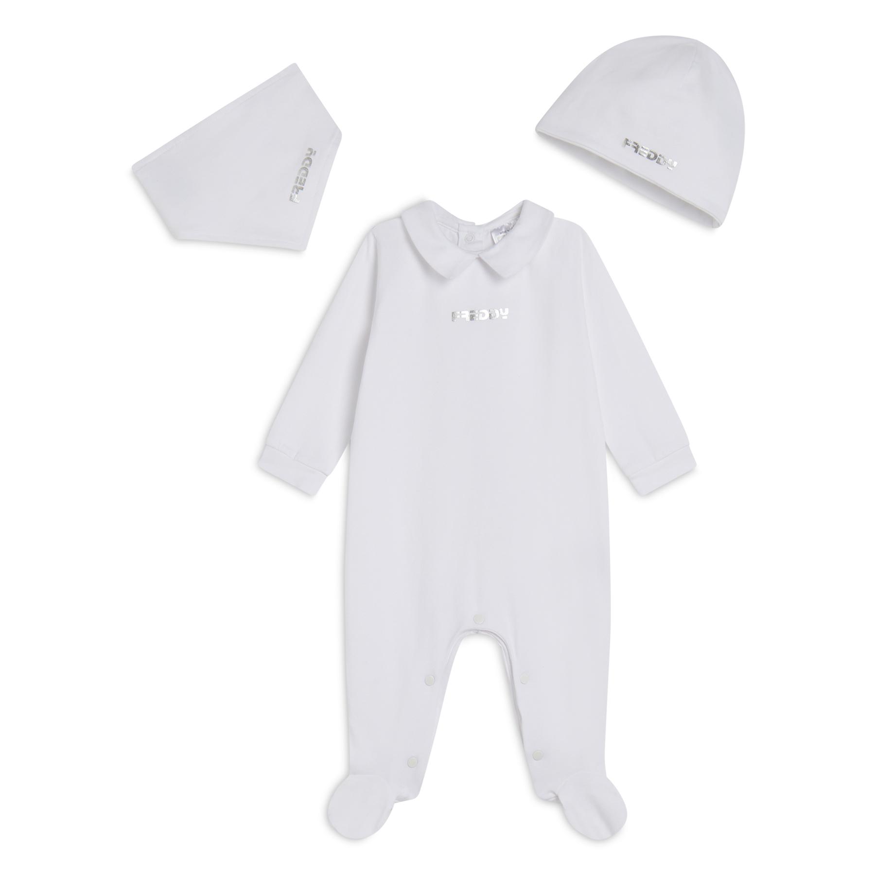 8052697009837 - Schlafanzug-Set mit Mütze und Lätzchen für Mädchen Freddy