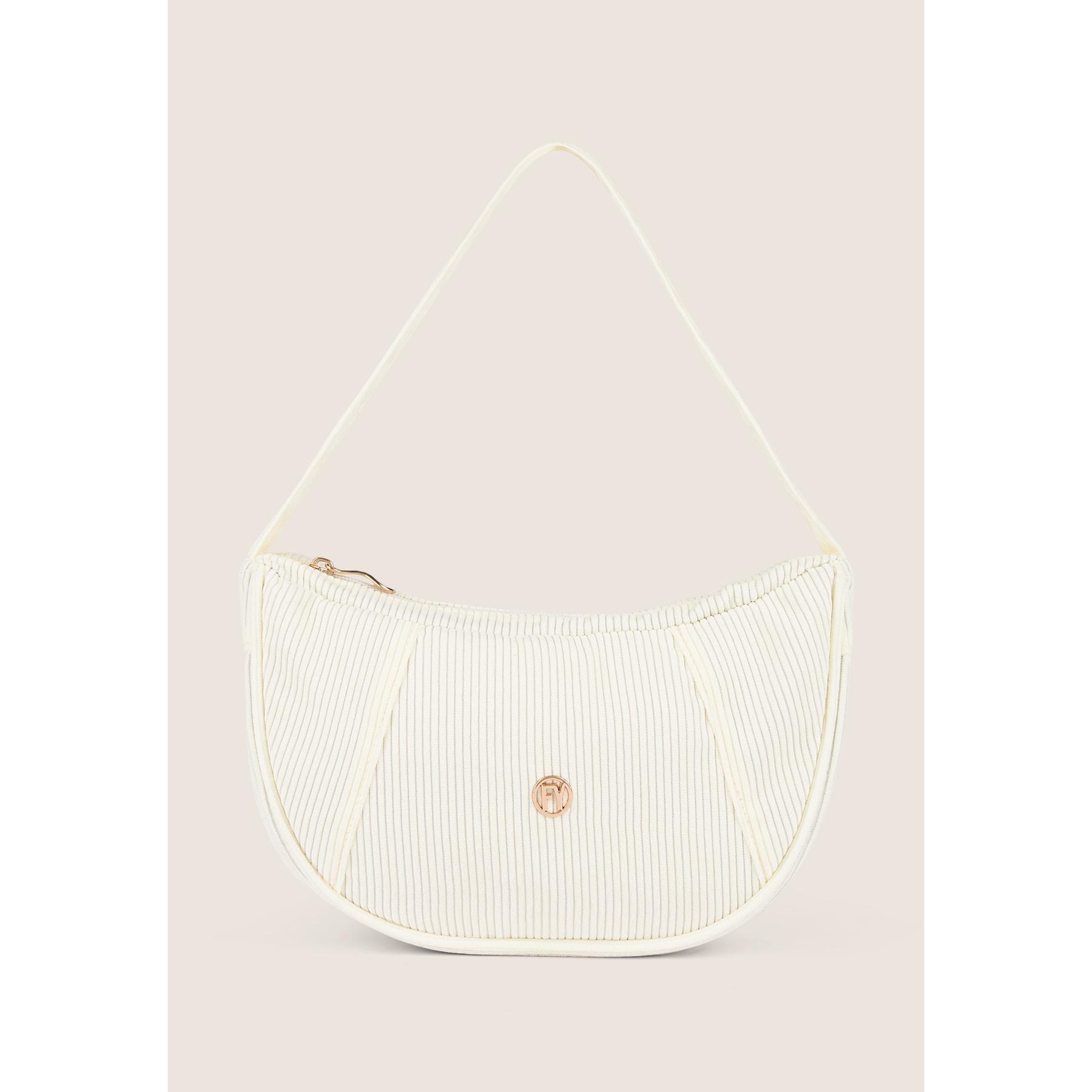 8034170762545 - Gerippte Baumwoll-Slingtasche mit Logo für Frauen Freddy