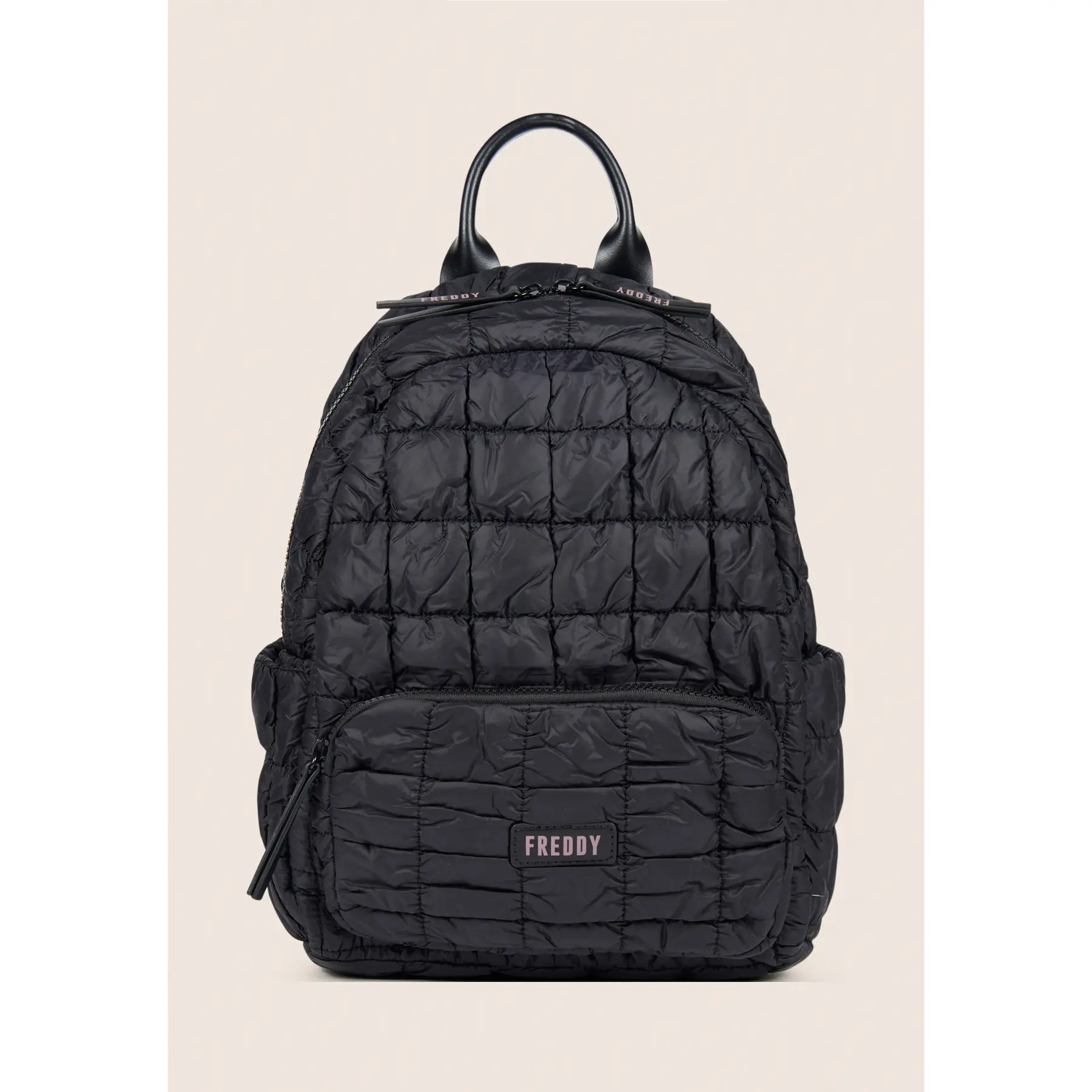 8053841035832 - Damen gepolsterter Rucksack mit Details aus Kunstleder Freddy