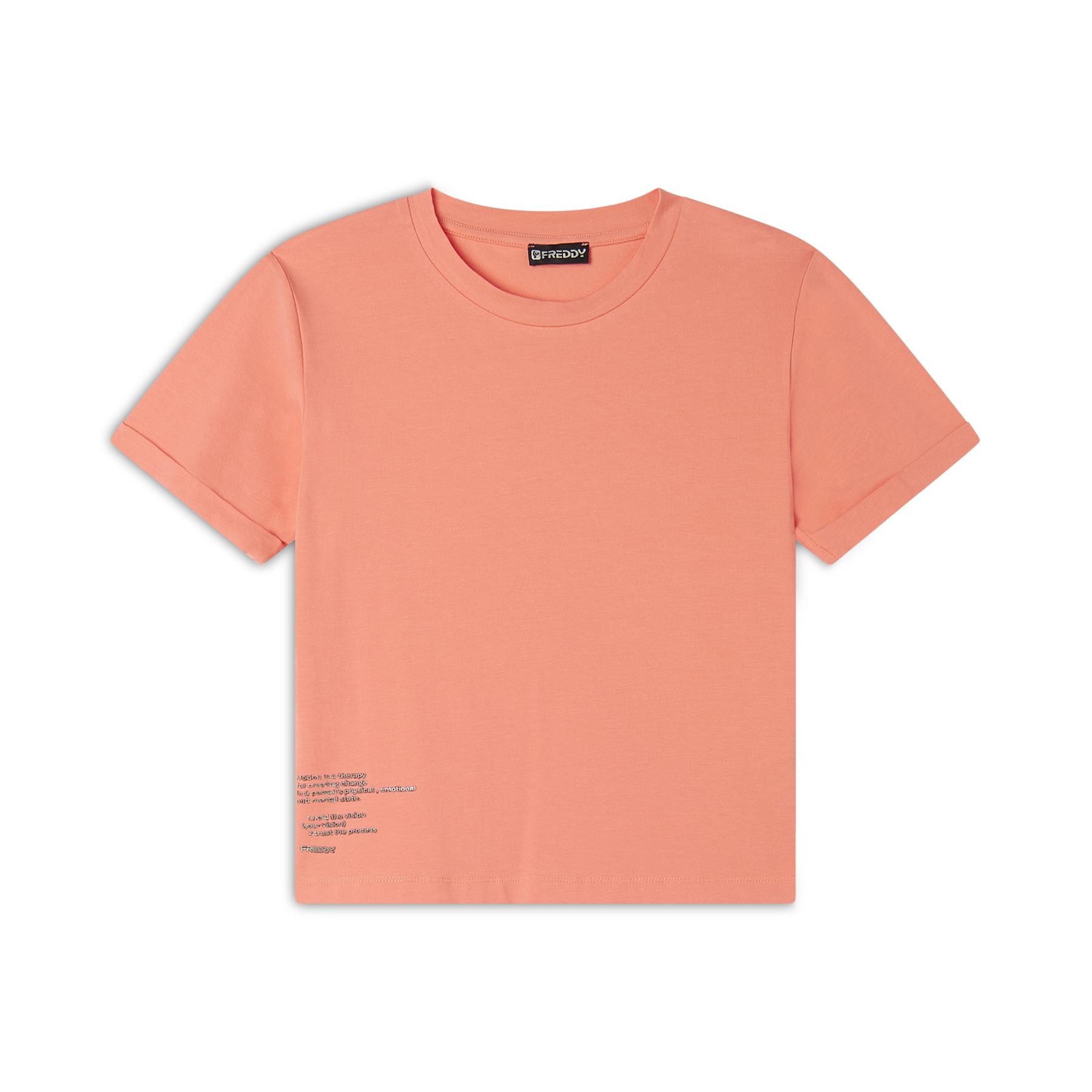 T-shirt classico in jersey donna