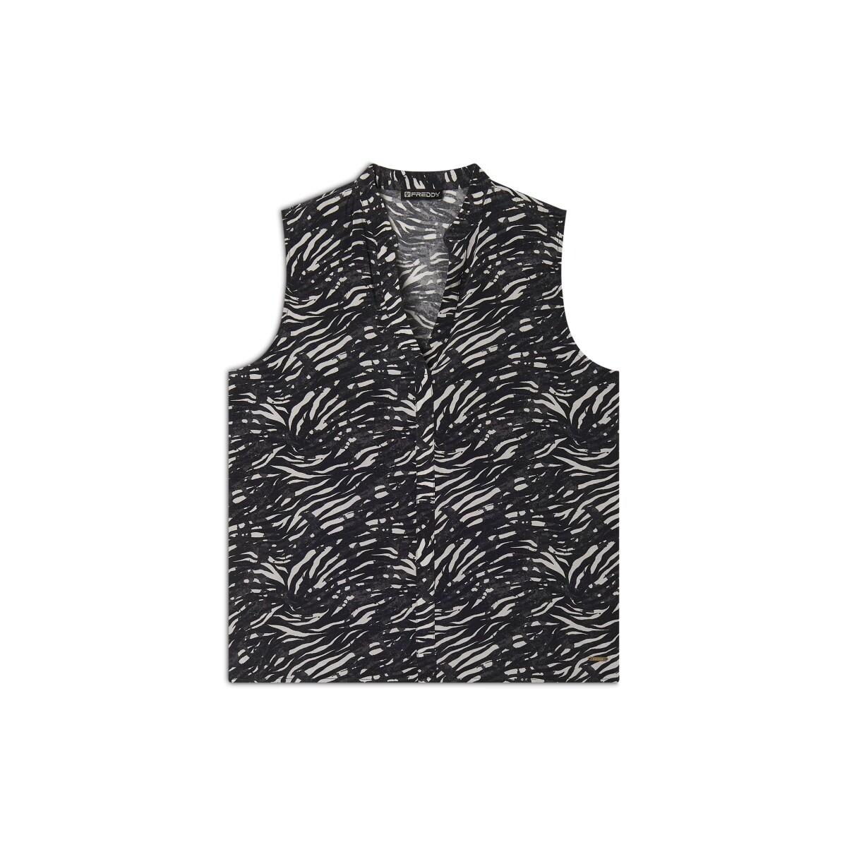 8034170086450 - Bedruckte Bluse für Damen Freddy