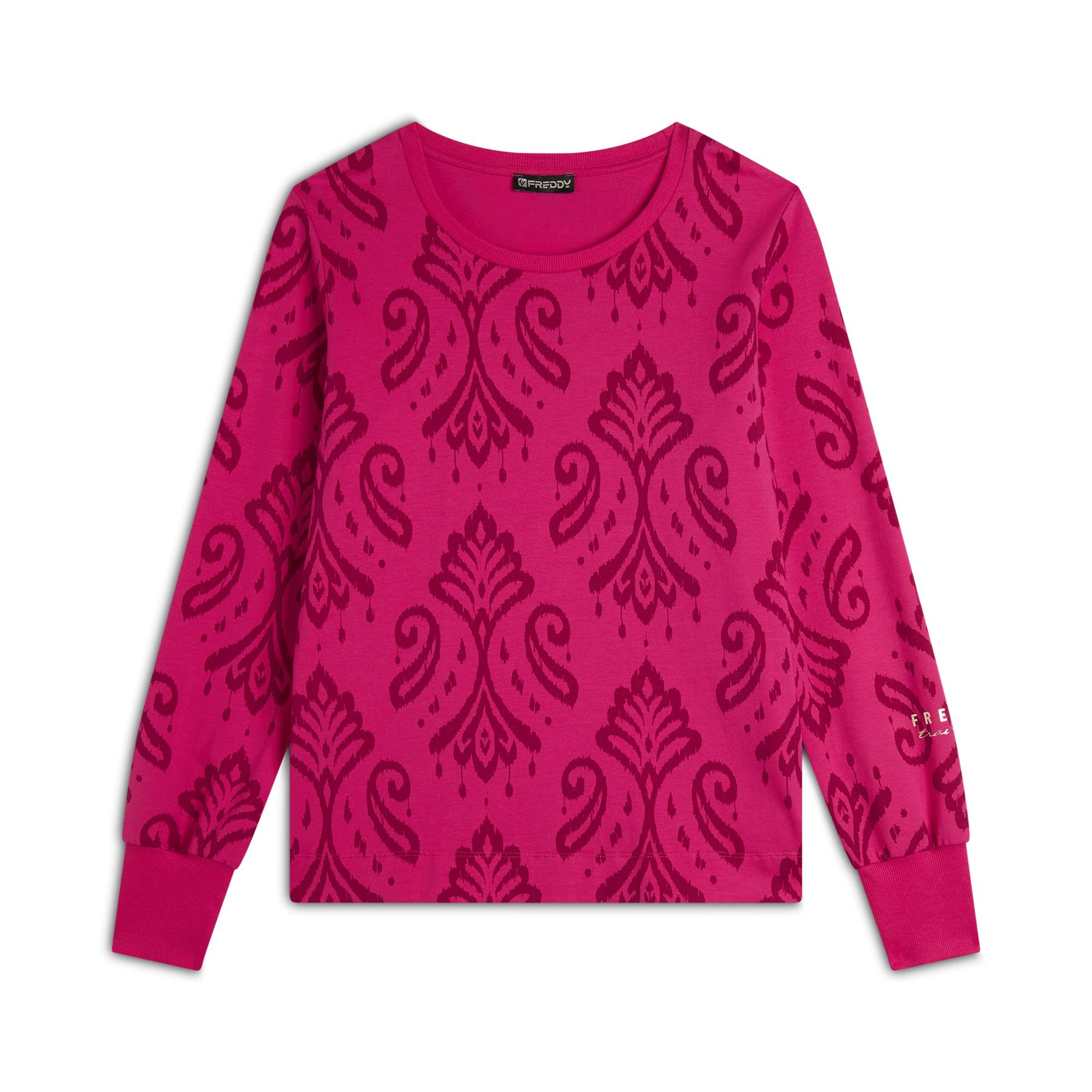 8034170157495 - Damen Sweatshirt mit rundem Halsausschnitt aus Jersey Freddy