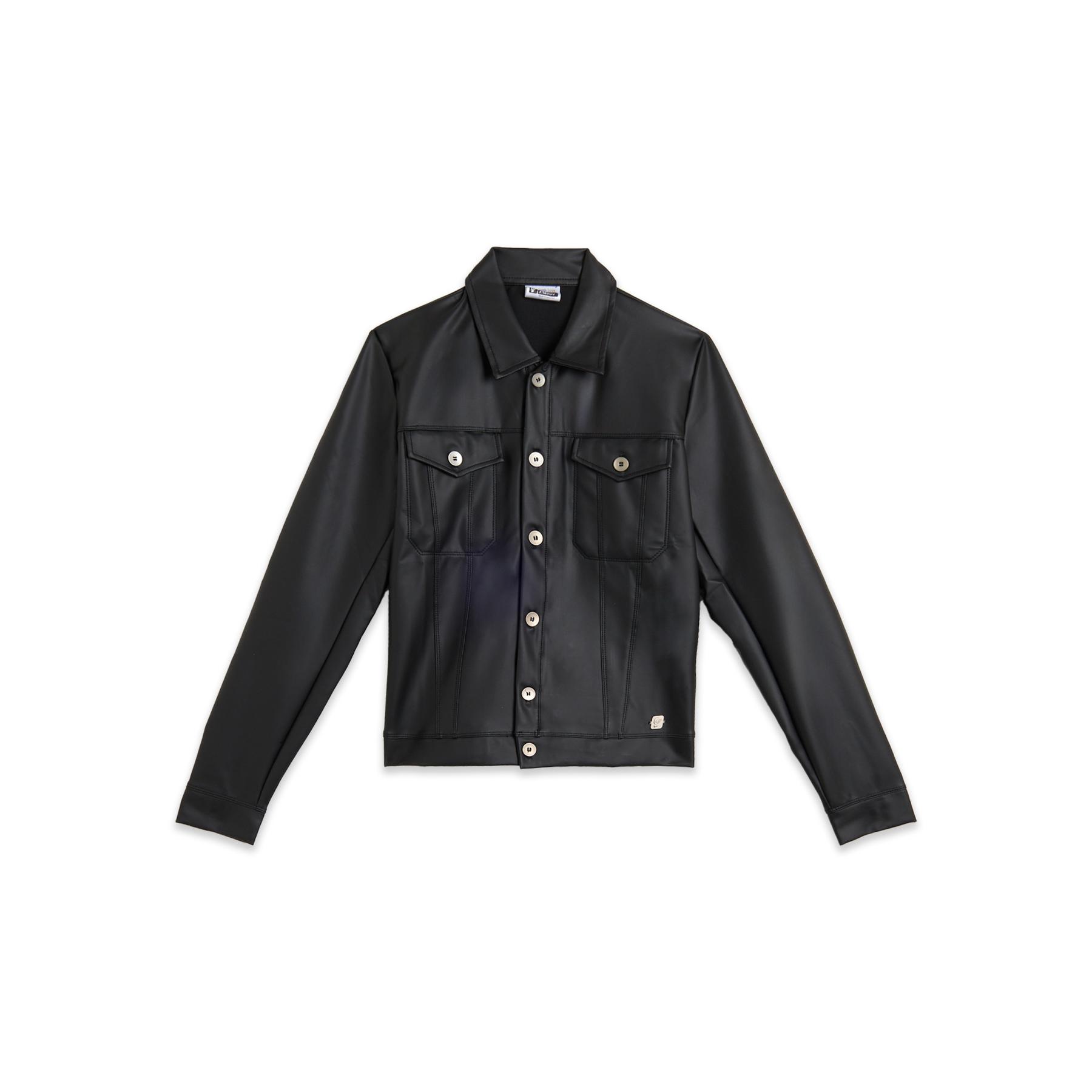 8034170393435 - Damen Lkw-Stil Lederjacke Freddy