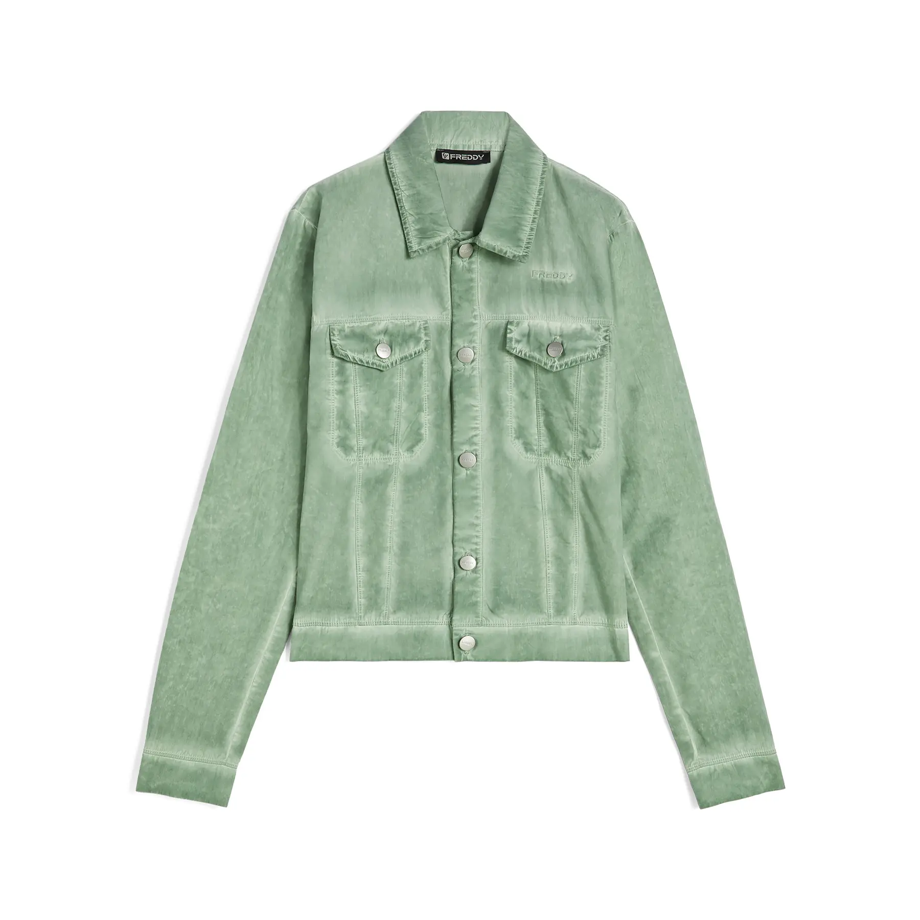 8058278781727 - Damen Jeans Truckerjacke aus Popeline Freddy