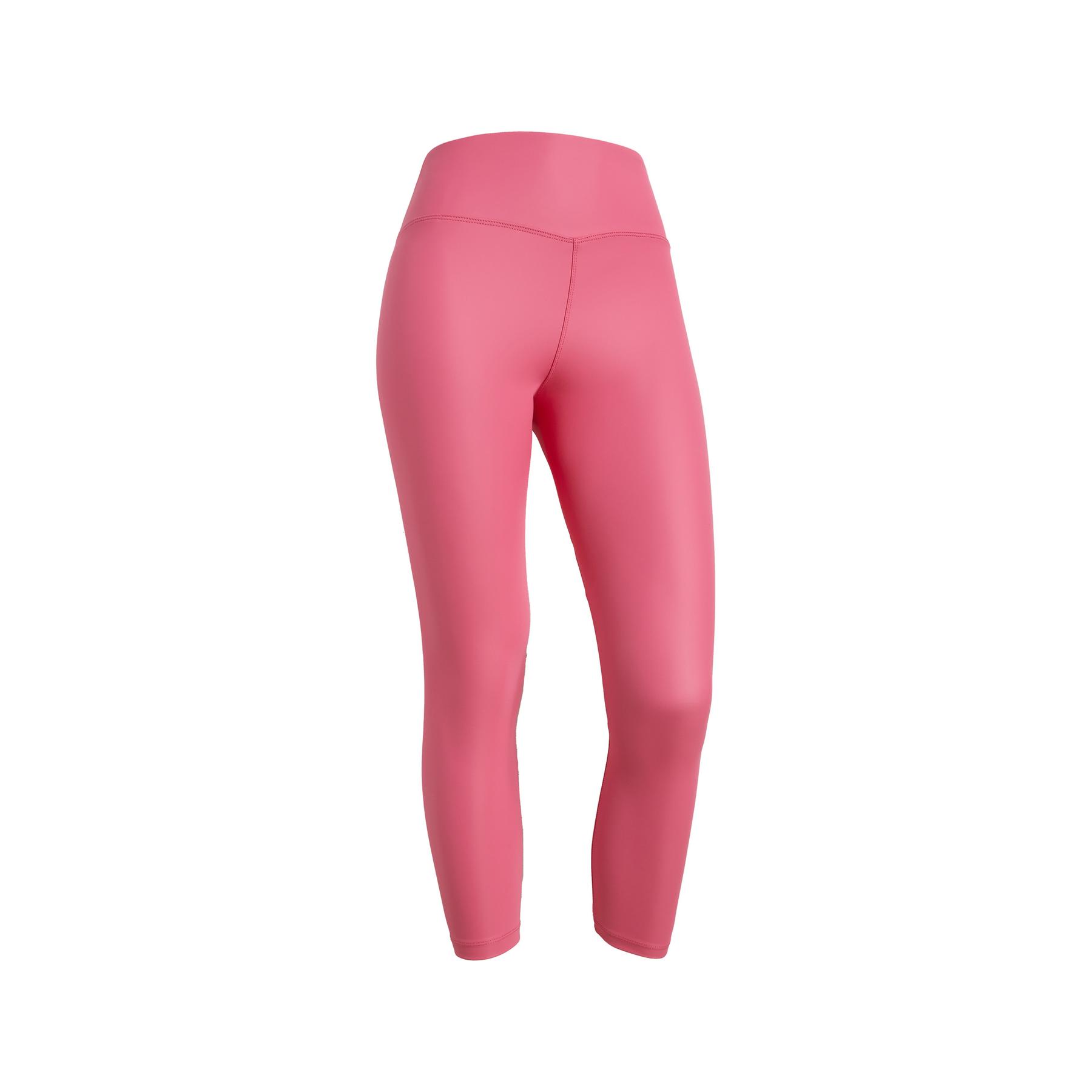 Legging 7/8 vita alta effetto pelle donna