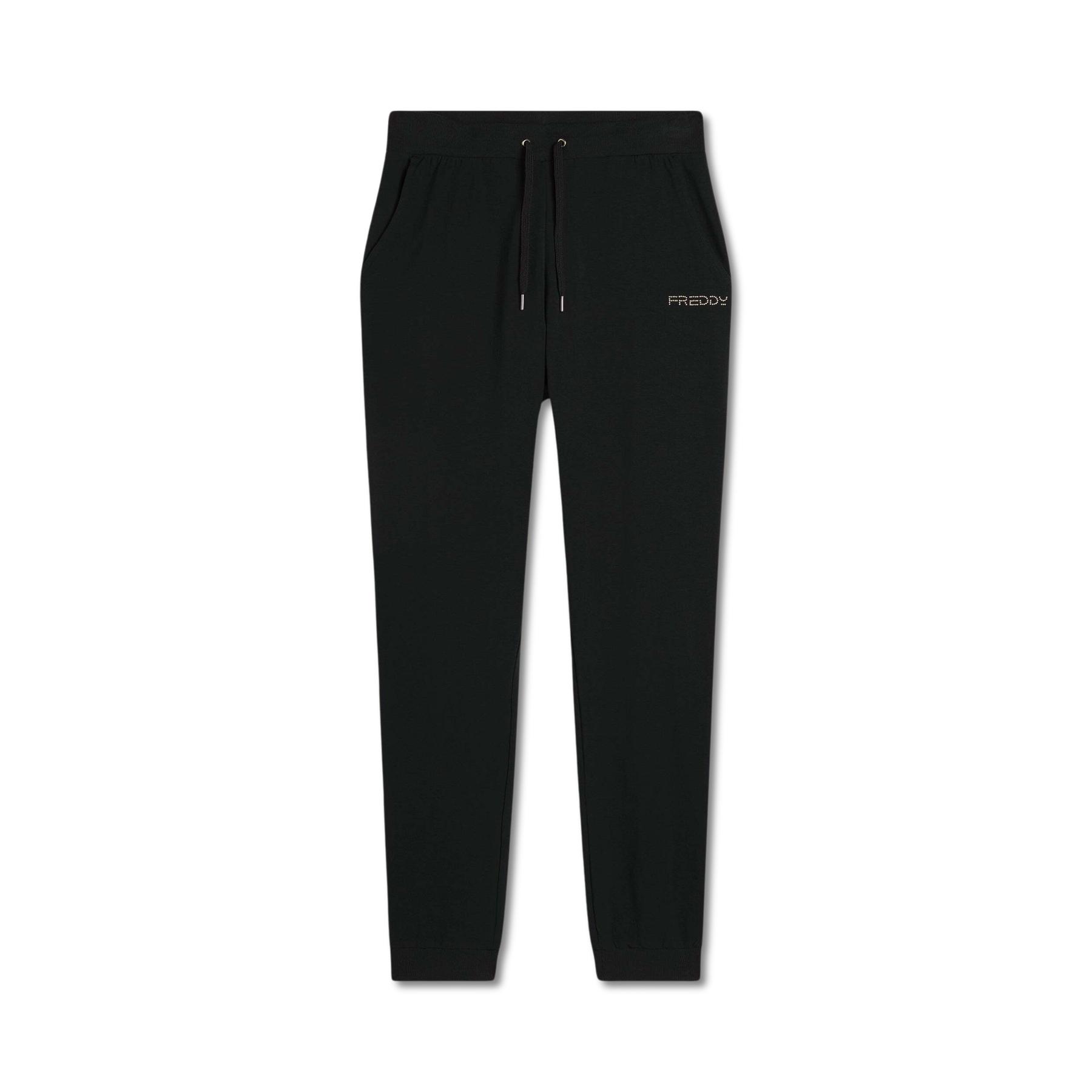 8034170015658 - Jogginghose mit Logo aus Jersey für Damen Freddy 8034170015658 - Jogginghose mit Logo aus Jersey für Damen Freddy