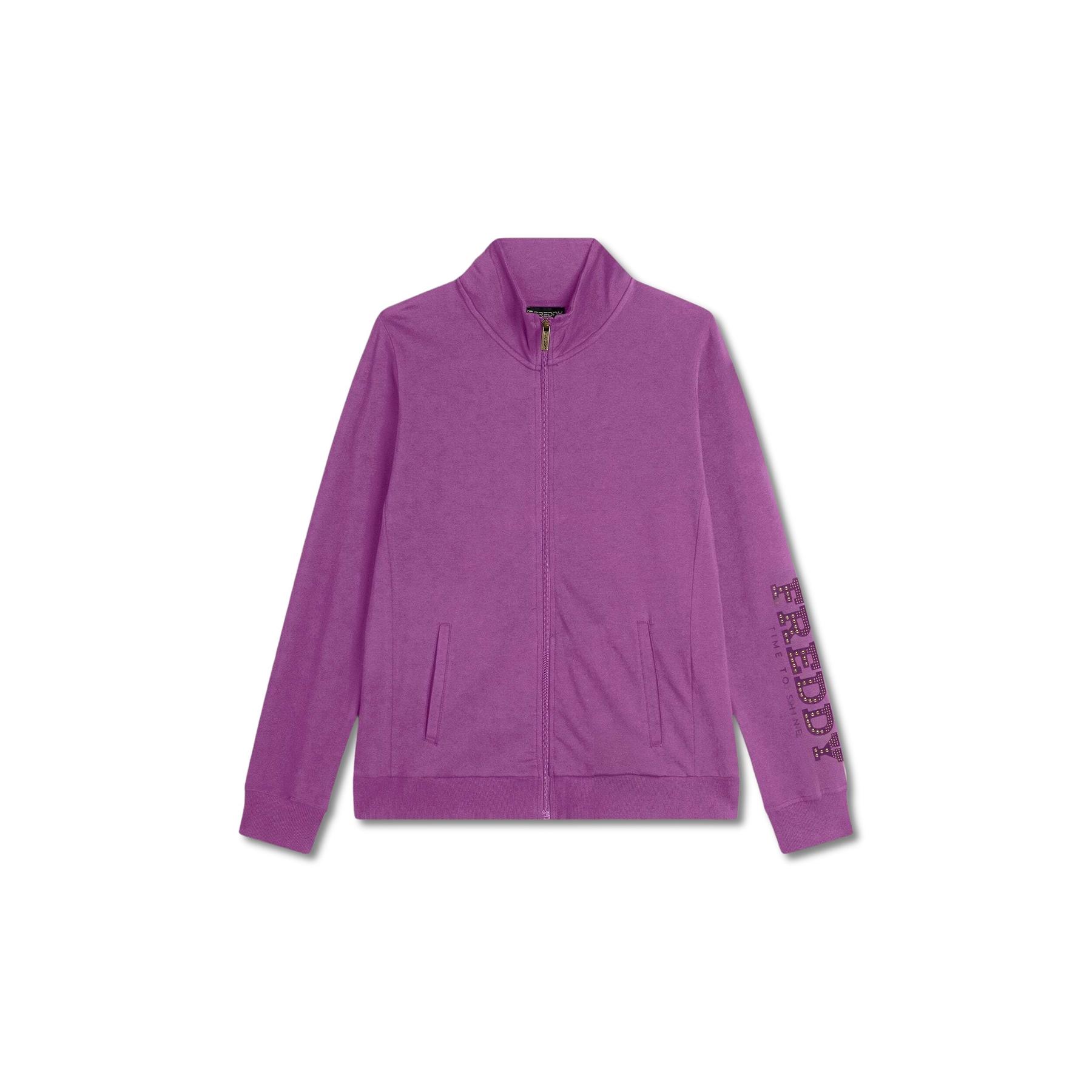 8034170191857 - Rollkragen-Zip-Hoodie mit Logo für Damen Freddy 8034170191857 - Rollkragen-Zip-Hoodie mit Logo für Damen Freddy