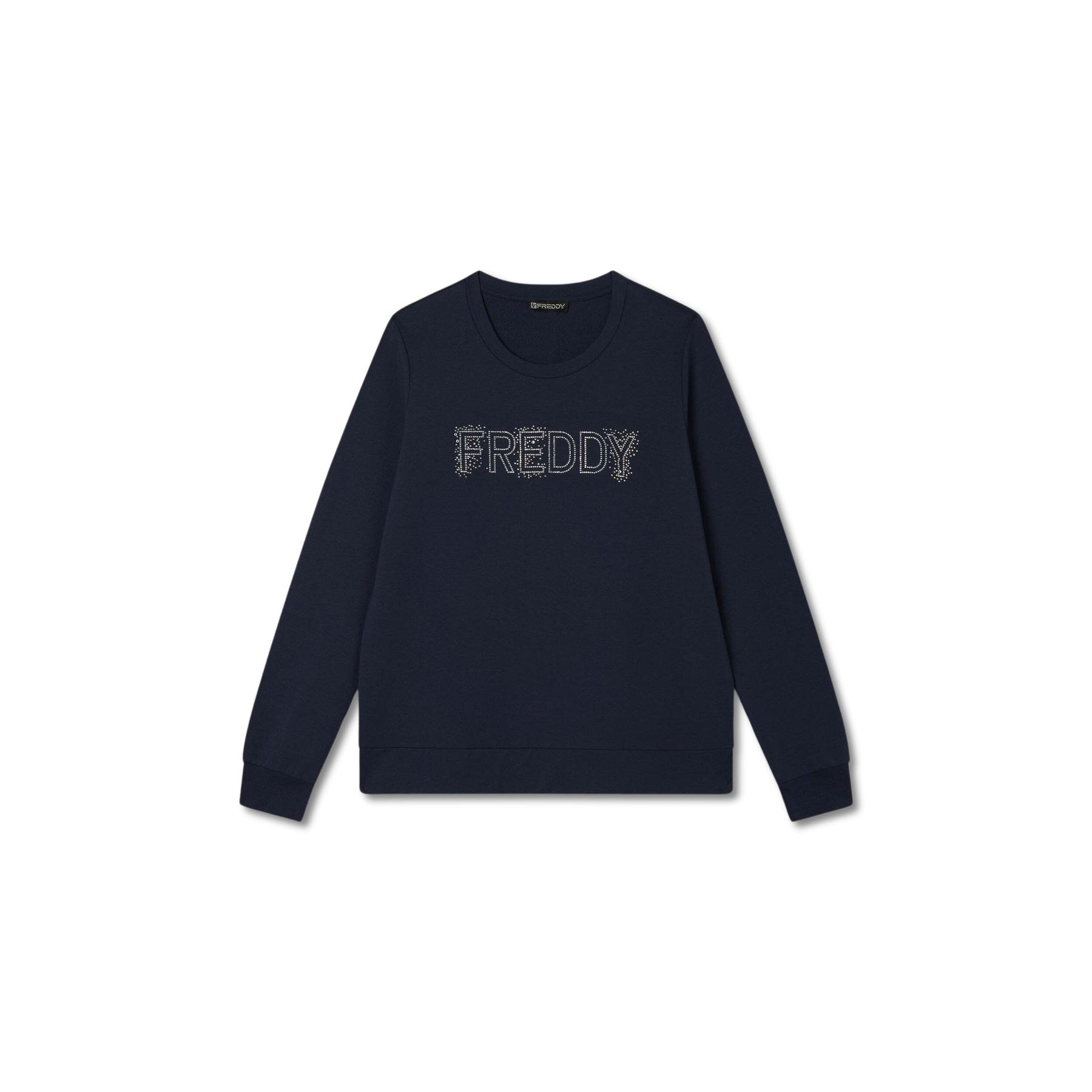 8034170070275 - Sweatshirt mit Logo aus French-Terry für Damen Freddy