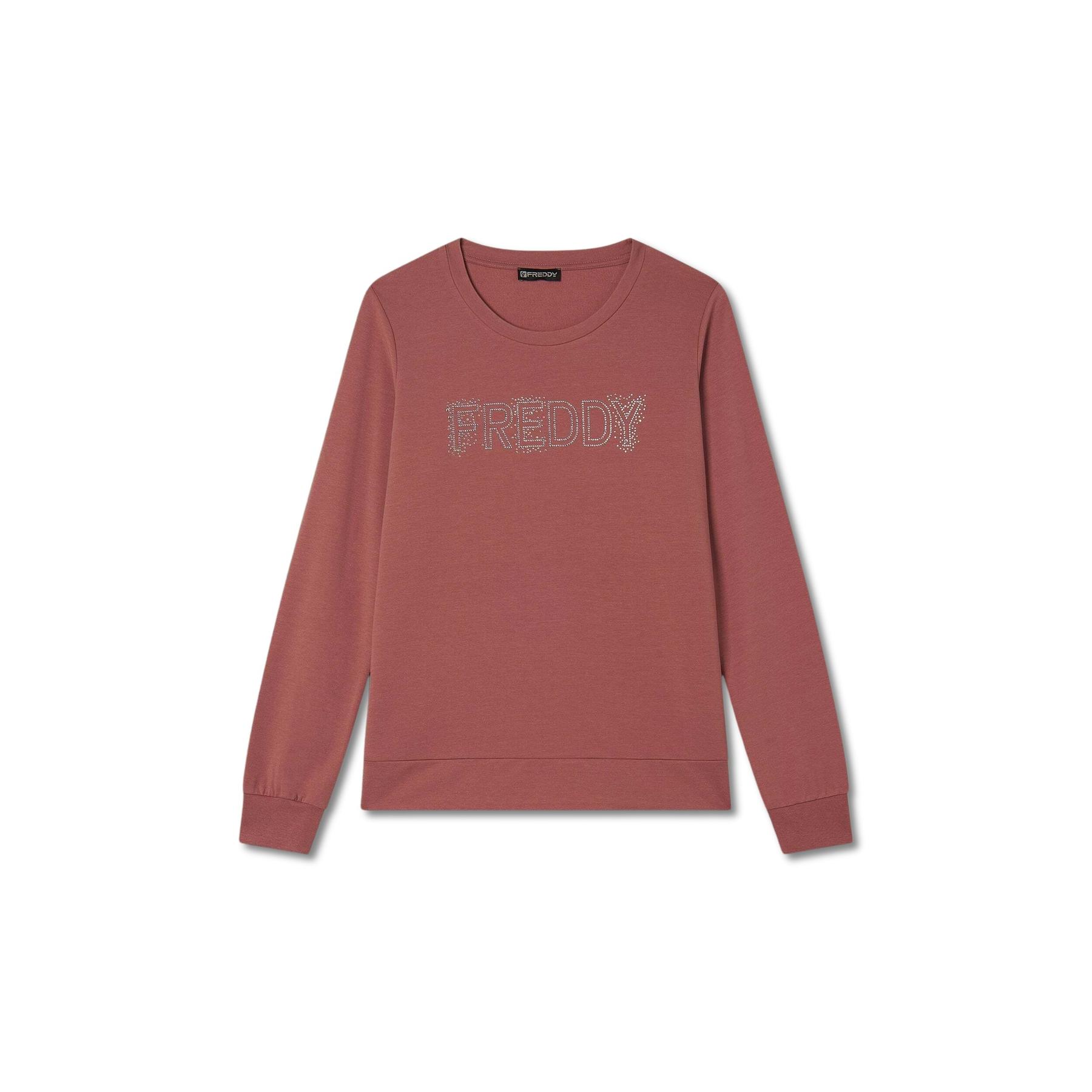 8034170070299 - Sweatshirt mit Logo aus French-Terry für Damen Freddy