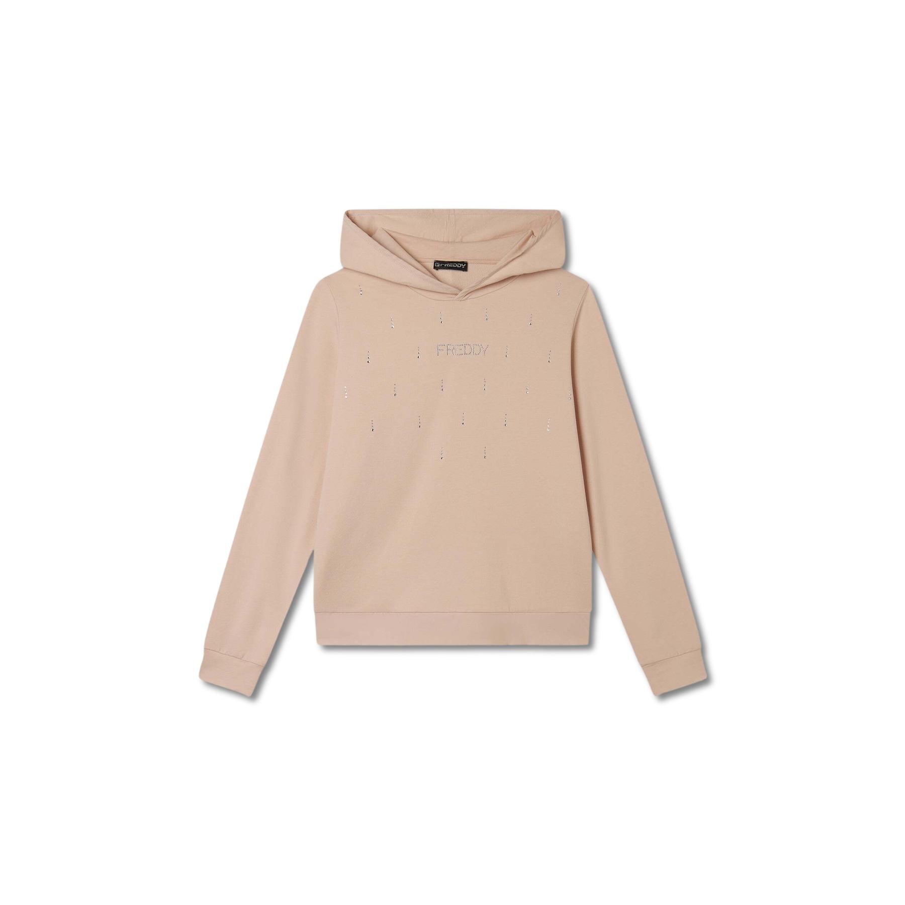 8034170070404 - Sweatshirt mit kleinem Logo aus French Terry für Frauen Freddy 8034170070404 - Sweatshirt mit kleinem Logo aus French Terry für Frauen Freddy