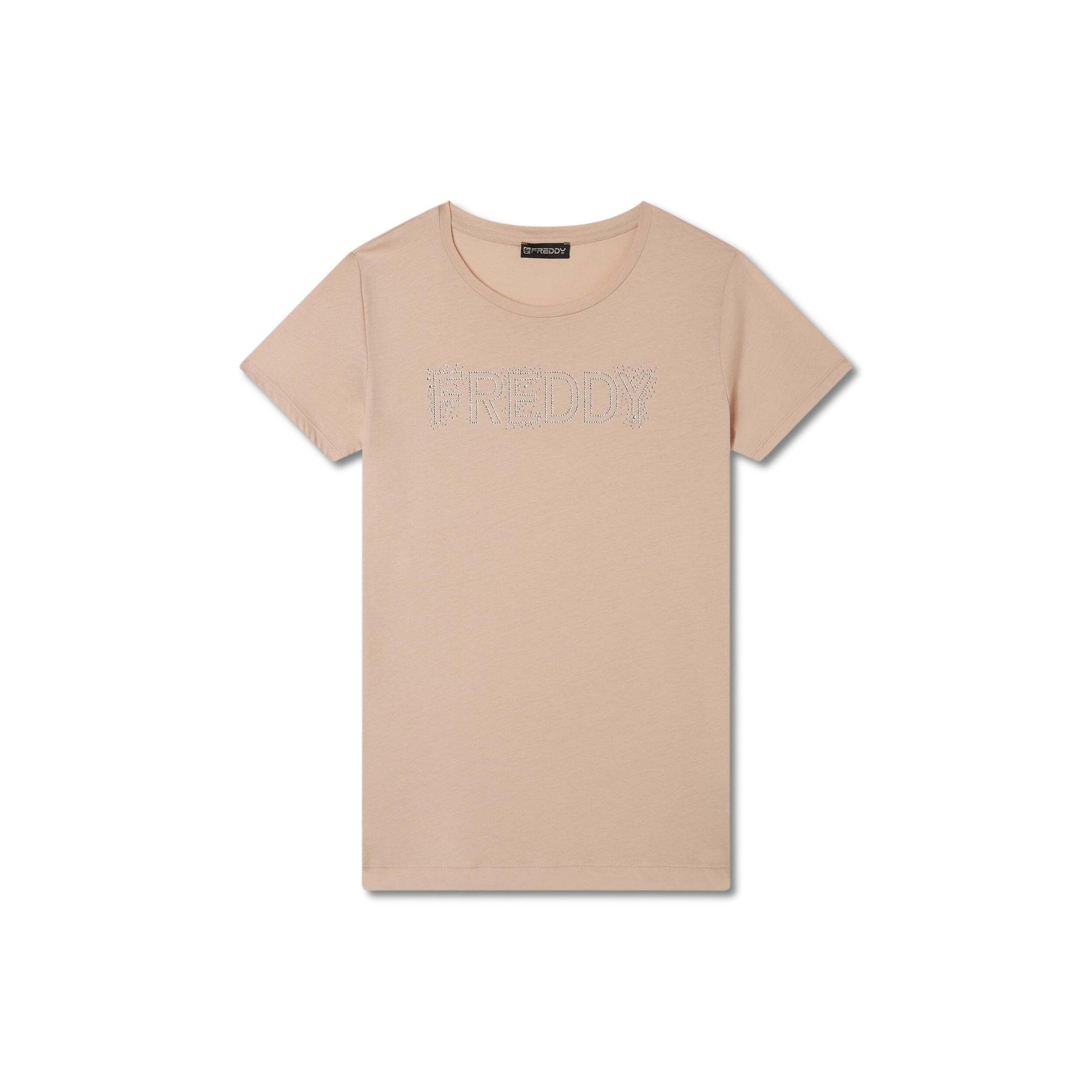 8034170070459 - Damen T-Shirt mit Logo aus Jersey College Luxe 8034170070459 - Damen T-Shirt mit Logo aus Jersey College Luxe