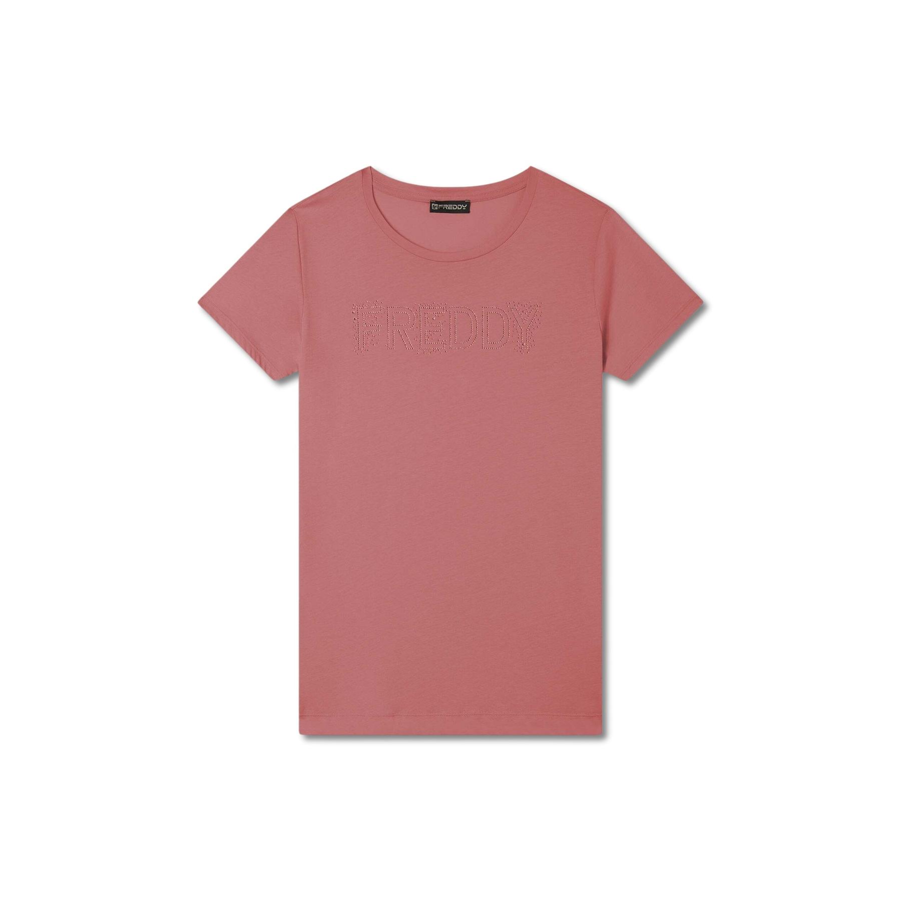 8034170195640 - Damen T-Shirt mit Logo aus Jersey College Luxe 8034170195640 - Damen T-Shirt mit Logo aus Jersey College Luxe