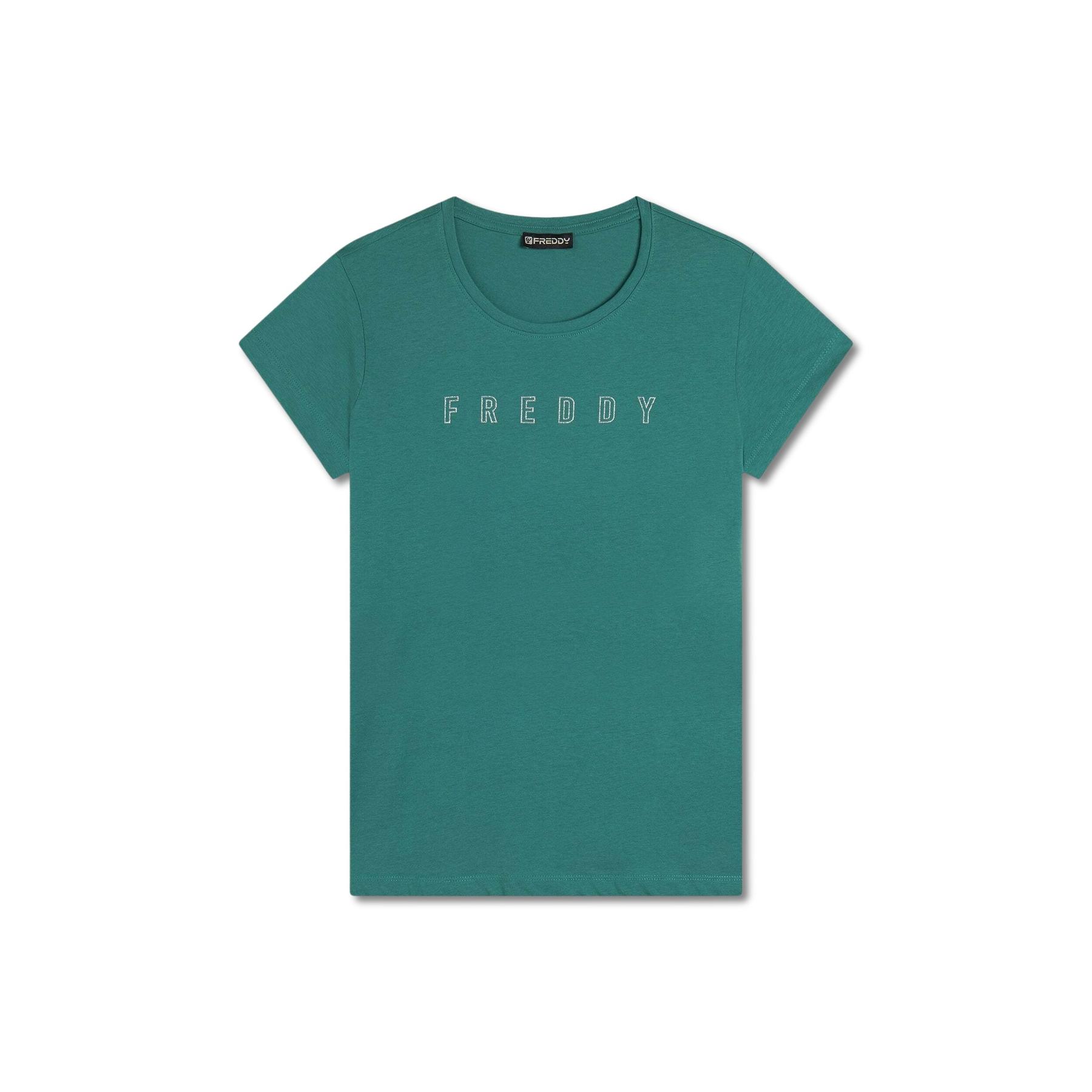 8034170100118 - Damen T-Shirt aus Jersey Freddy 8034170100118 - Damen T-Shirt aus Jersey Freddy