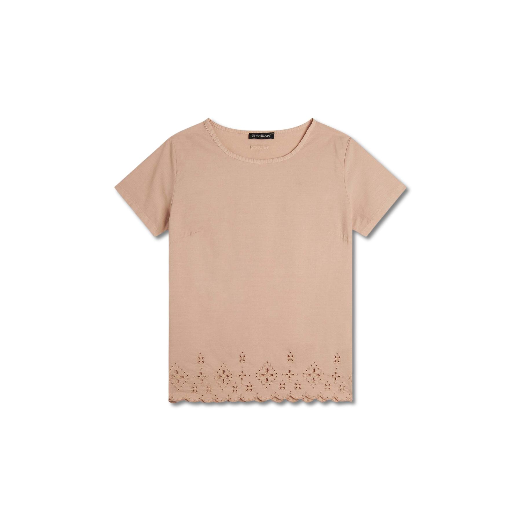 8034170114559 - T-Shirt mit englischer Stickerei für Frauen Freddy