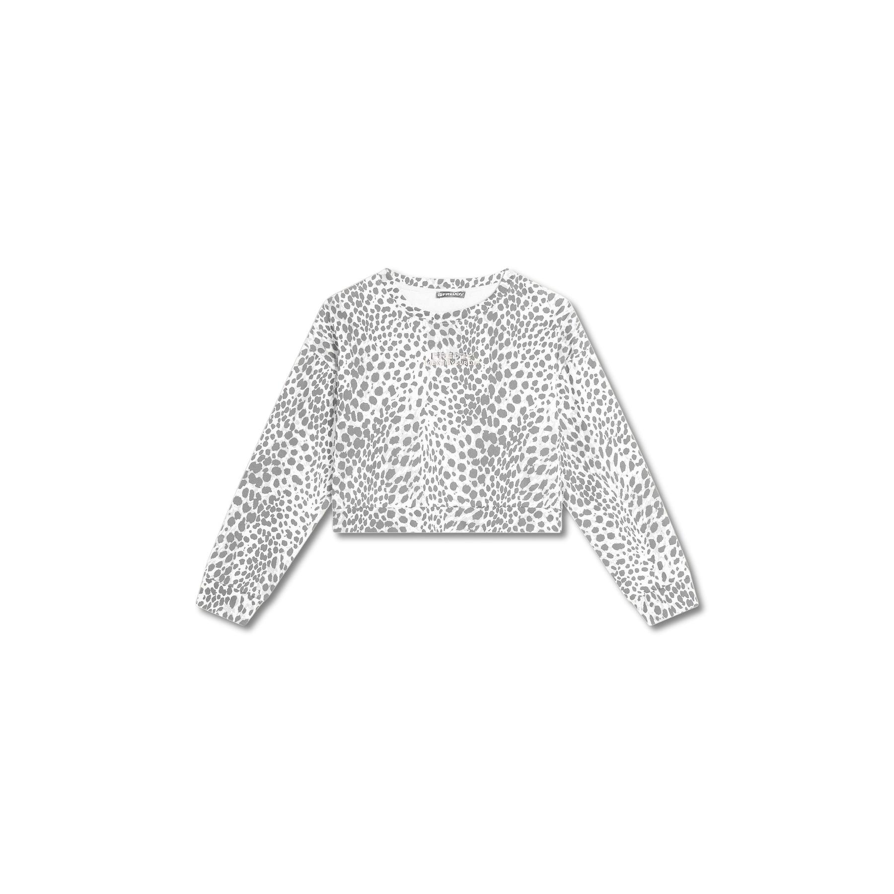 8034170234172 - Kurze French Terry Sweatshirt für Frauen Freddy 8034170234172 - Kurze French Terry Sweatshirt für Frauen Freddy