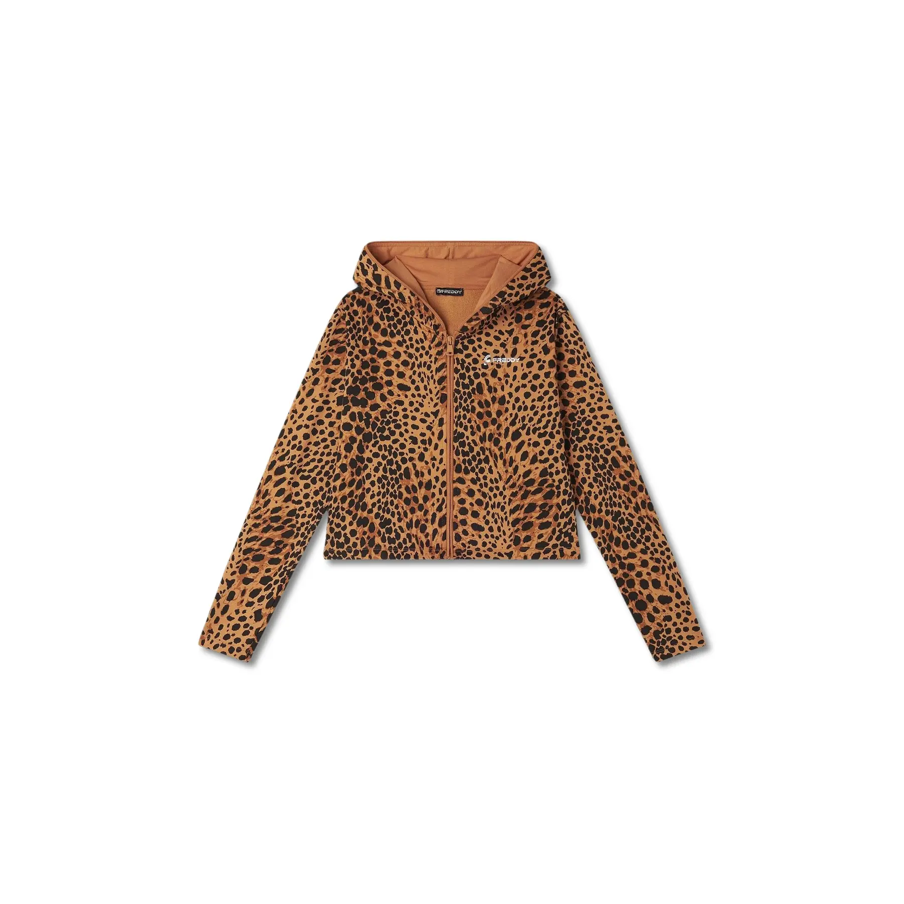 8034170117512 - Damen Kapuzensweatshirt mit durchgehendem Reißverschluss aus French Terry Freddy