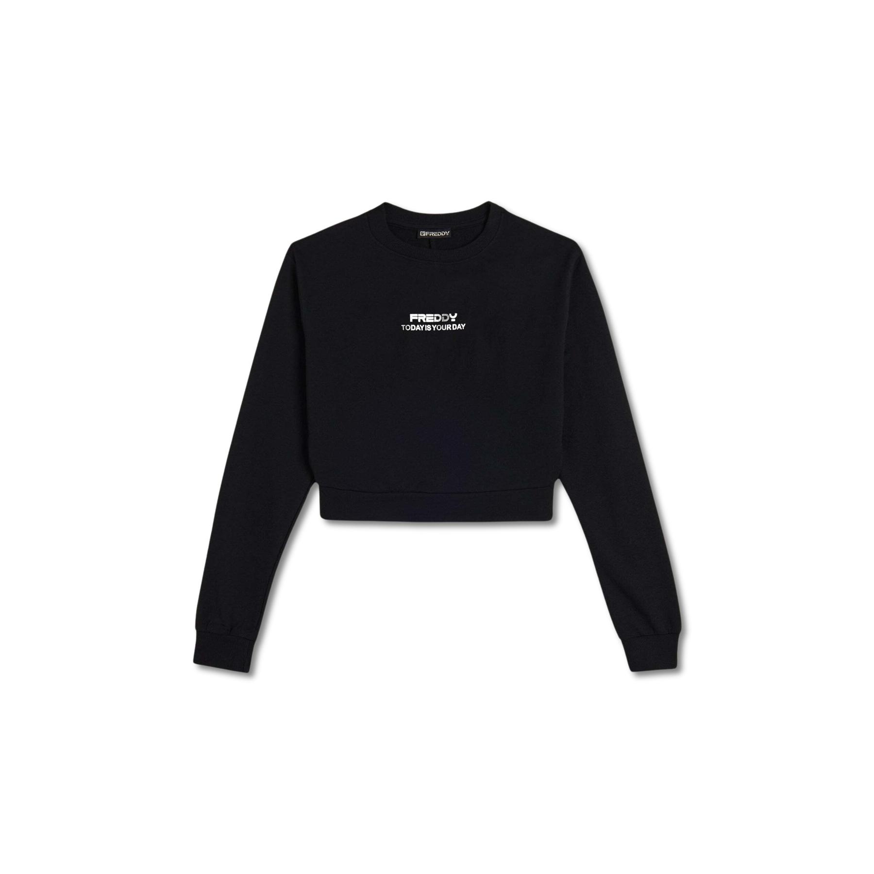 8034170734801 - Damen Sweatshirt mit Rundhalsausschnitt aus French Terry Freddy 8034170734801 - Damen Sweatshirt mit Rundhalsausschnitt aus French Terry Freddy