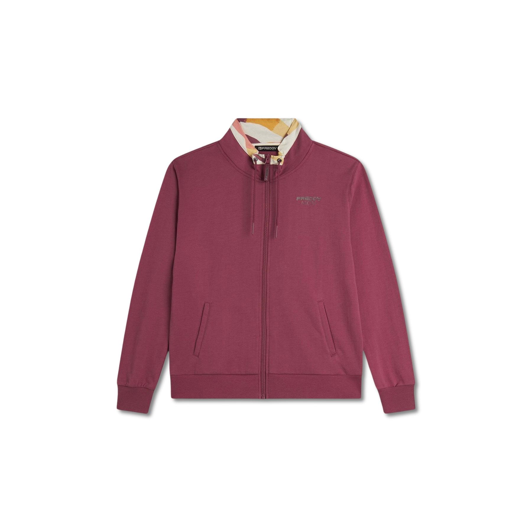 8034170098767 - Damen Sweatshirt mit durchgehendem Reißverschluss Freddy