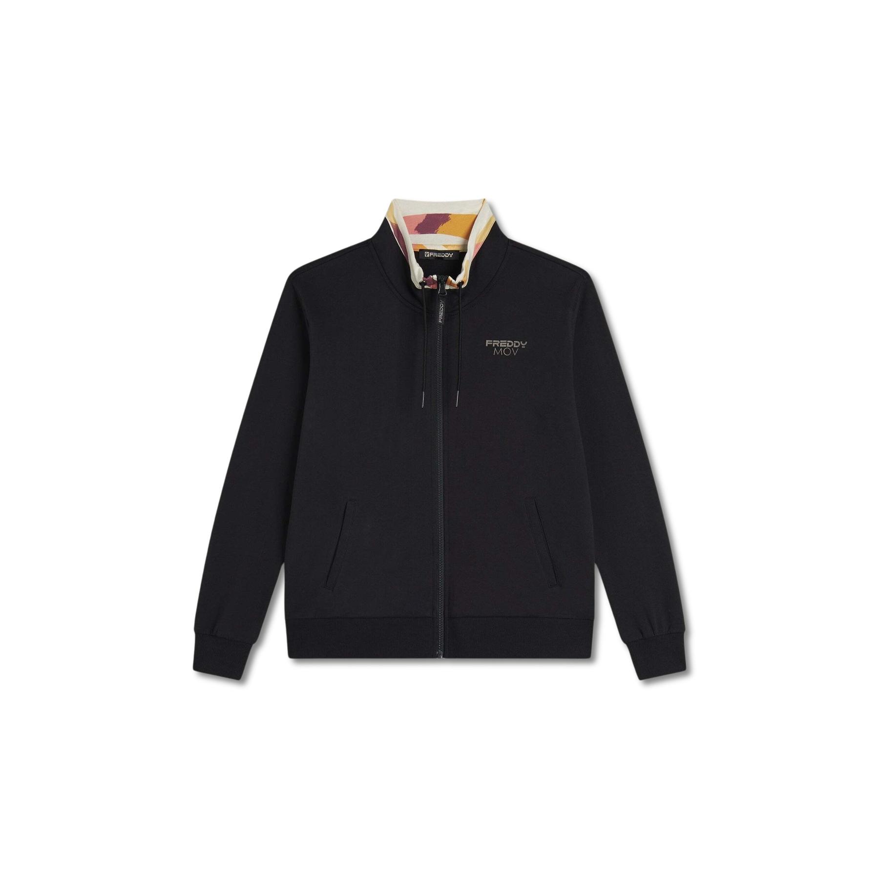 8034170098804 - Damen Sweatshirt mit durchgehendem Reißverschluss Freddy