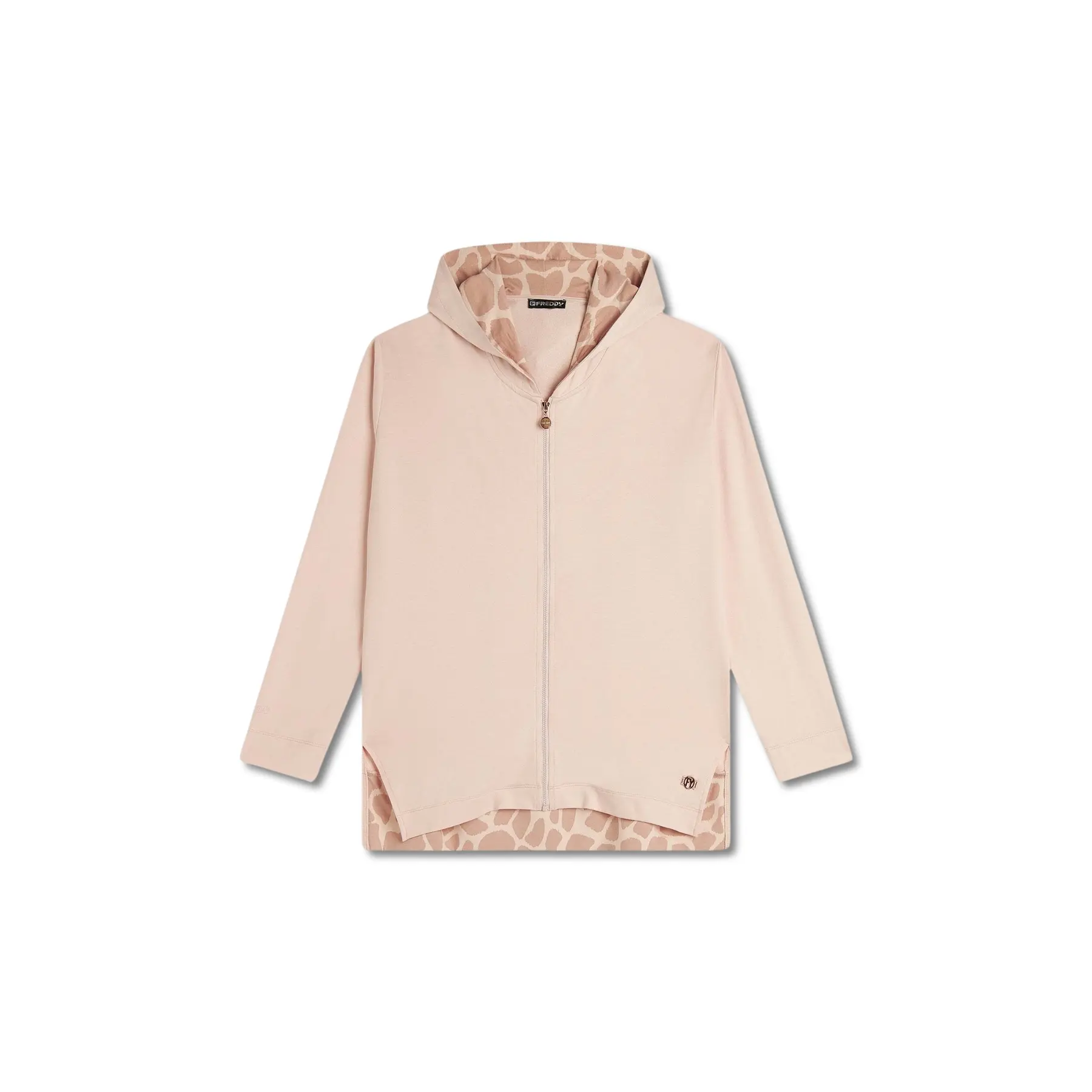 8034170112739 - Kapuzensweatshirt mit durchgehendem Reißverschluss aus Viskose für Damen Sunday