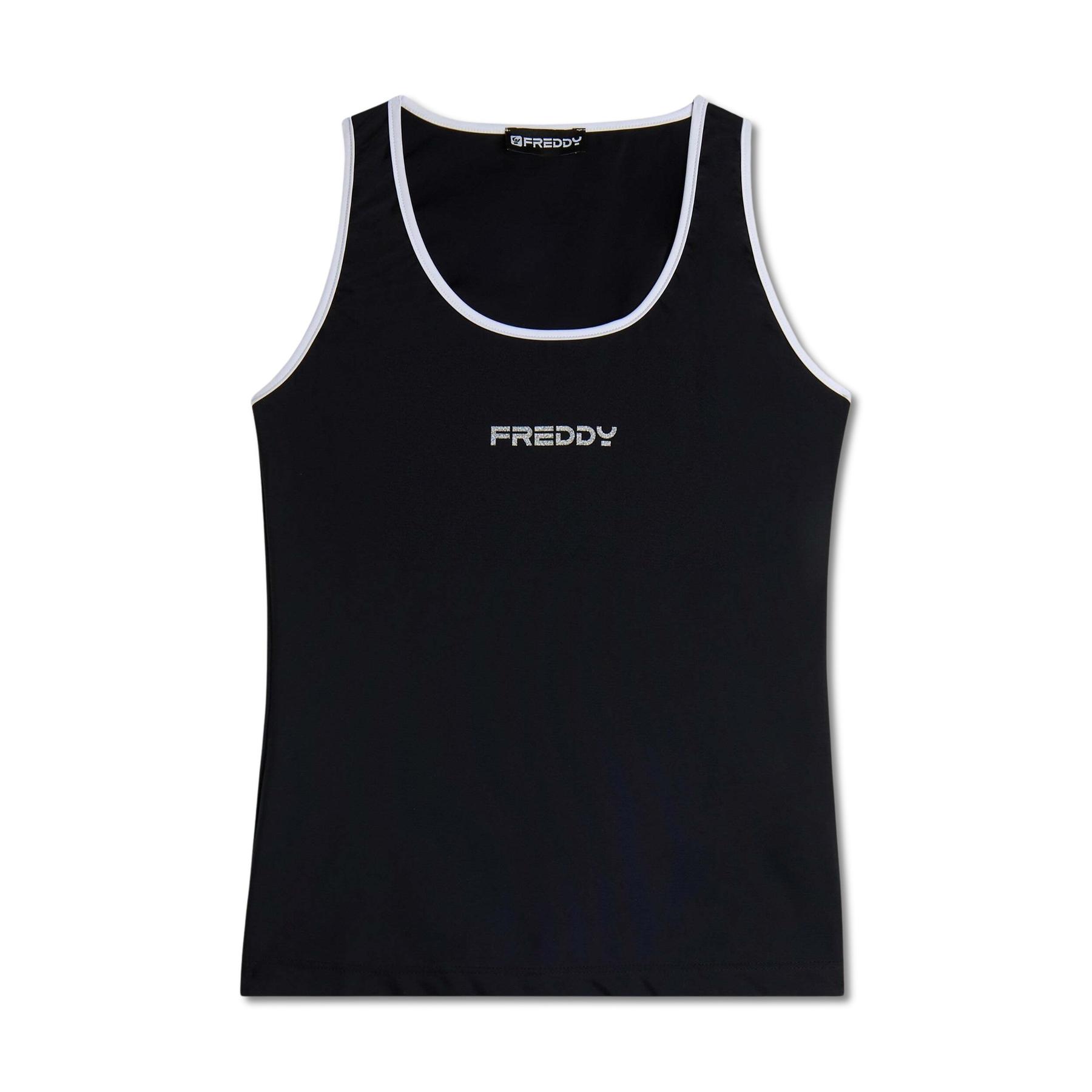 Canotta contrastata da donna