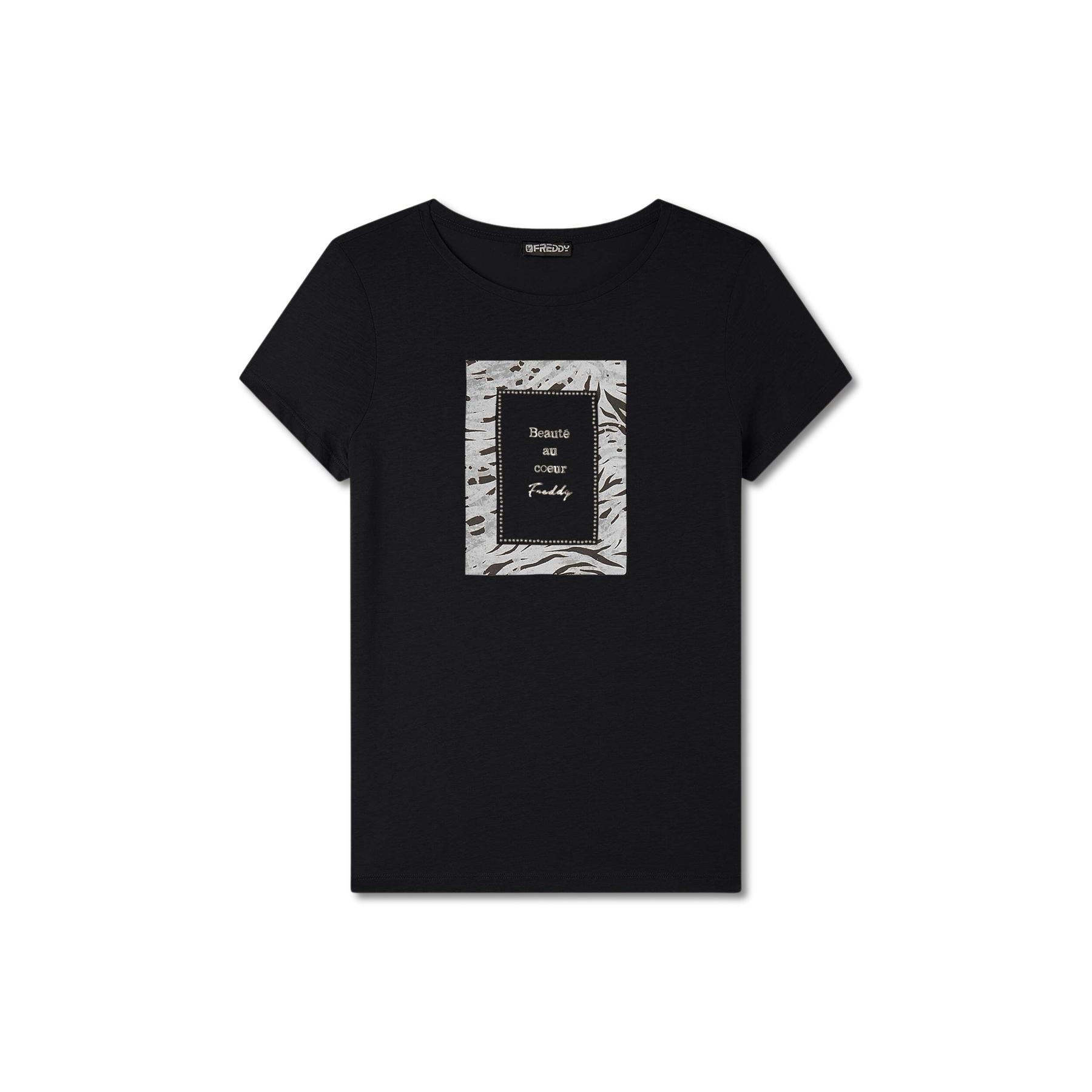 8034170202515 - T-Shirt mit Frauenmotiv Regular Fit