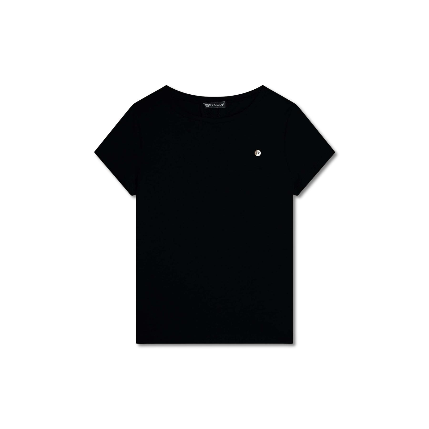 8034170203062 - T-Shirt mit Stickerei für Frauen Freddy 8034170203062 - T-Shirt mit Stickerei für Frauen Freddy