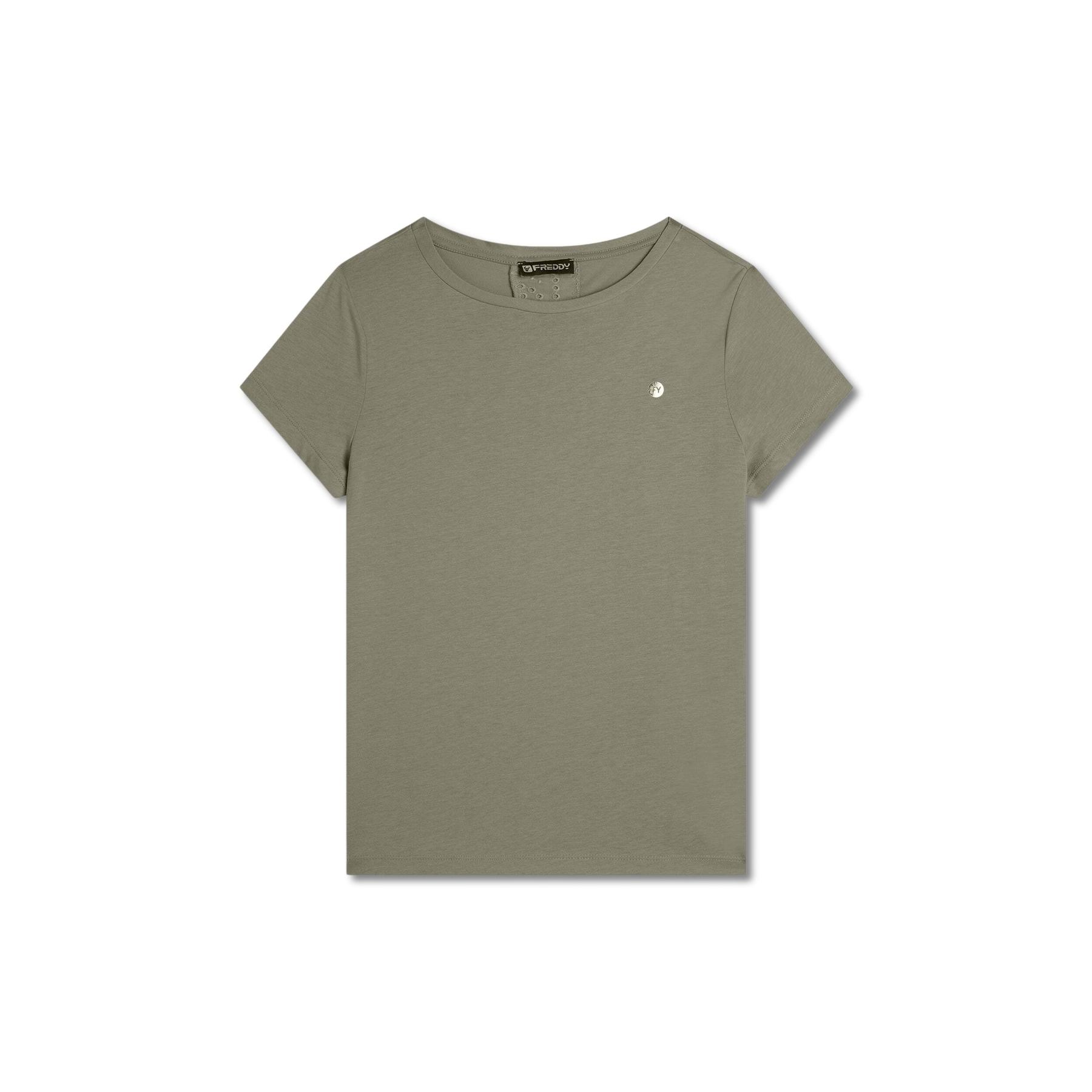 8034170203123 - T-Shirt mit Stickerei für Frauen Freddy