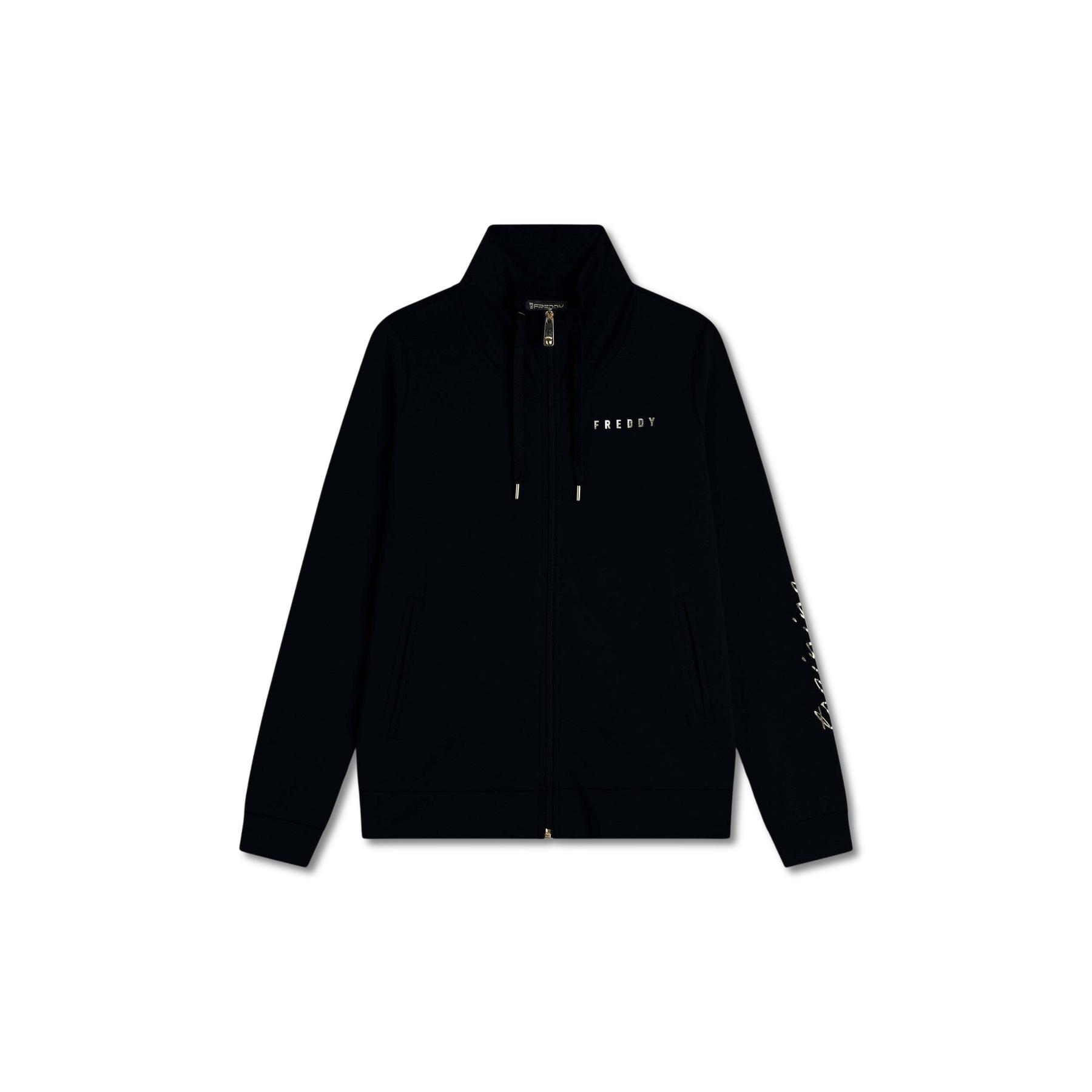 8034170208517 - Damen Sweatshirt mit vollem Reißverschluss und Stehkragen Evolution Pesante