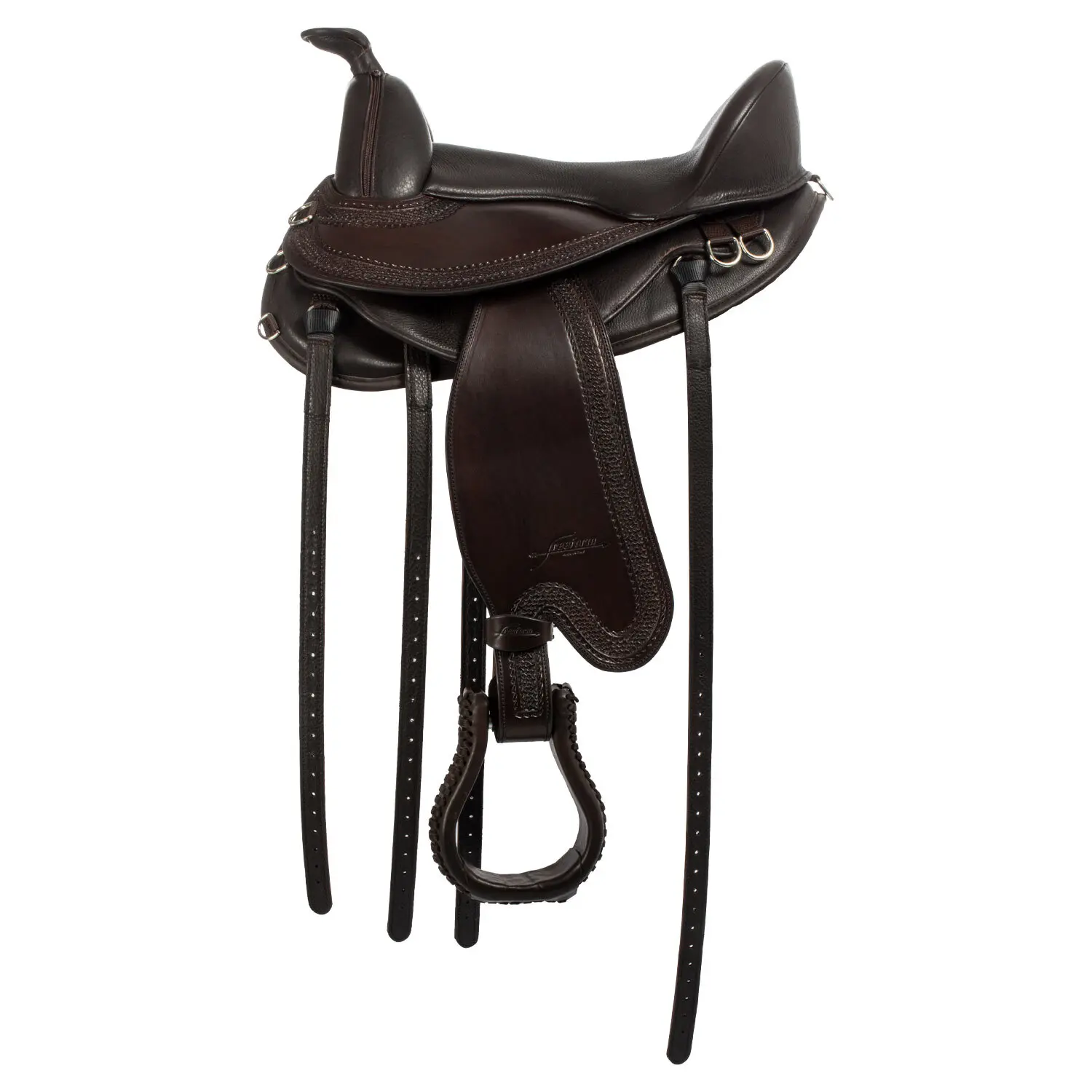 Selle De Saut Freeny – Cuir Anglais – Taille 17.5'' – Noire – Neuve
