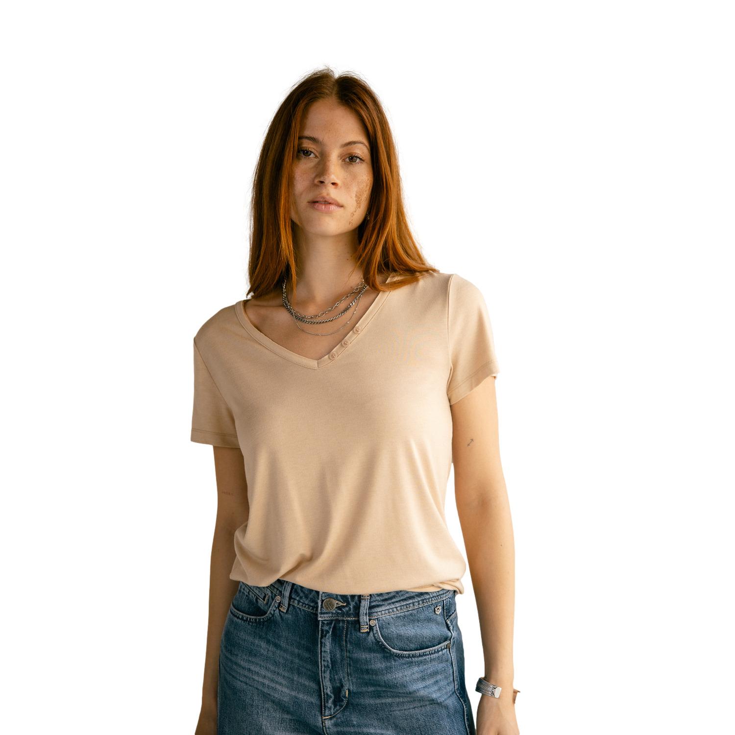 T-shirt da donna con scollo a V  Tarissa Icon