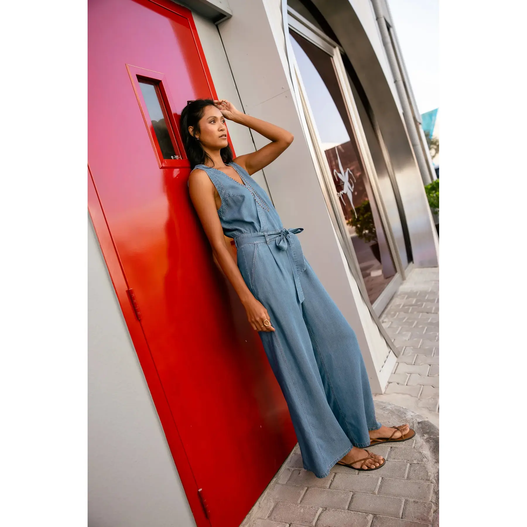 Jumpsuit Damen Freeman T Porter Chillow Plain