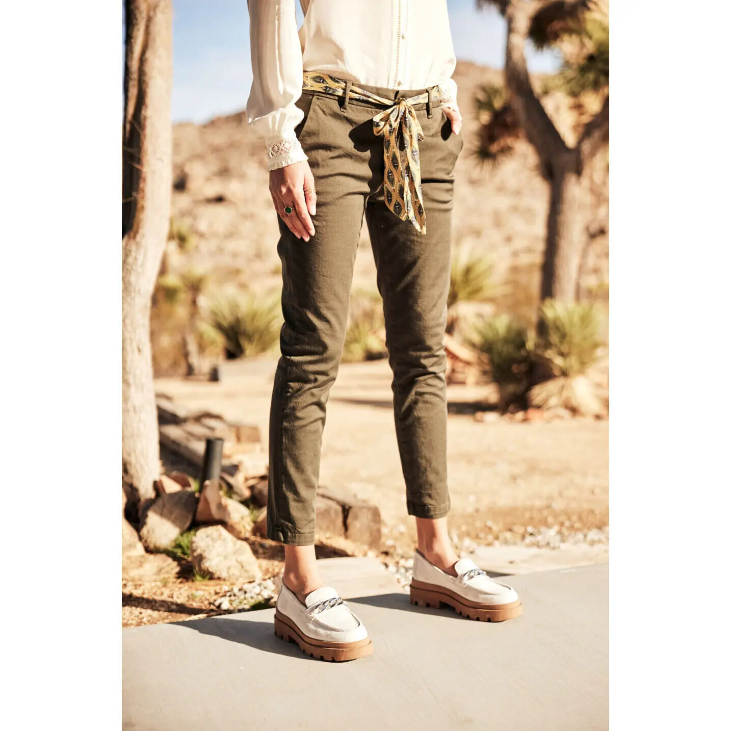 Pantaloni chino da donna  Claudia Felicita