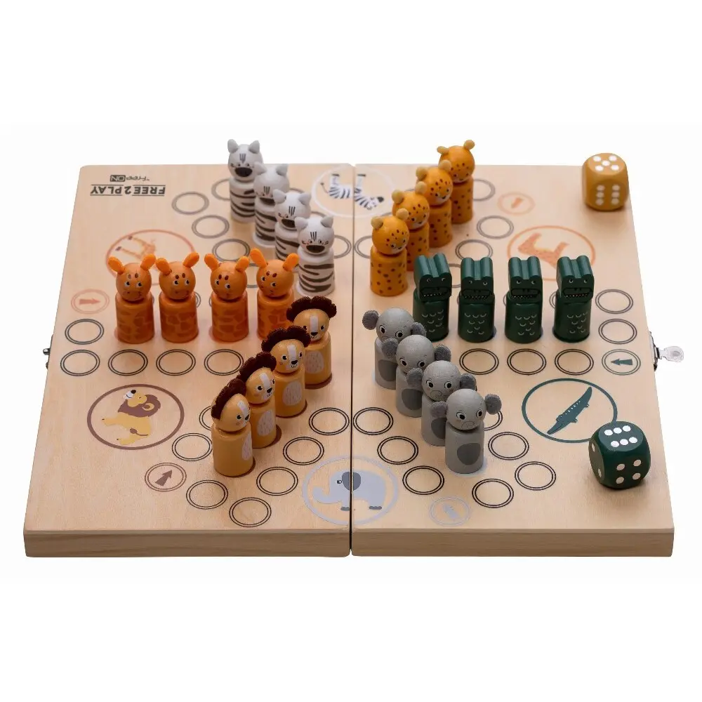 Gesellschaftsspiel Ludo FreeON Free 2 Play Safari